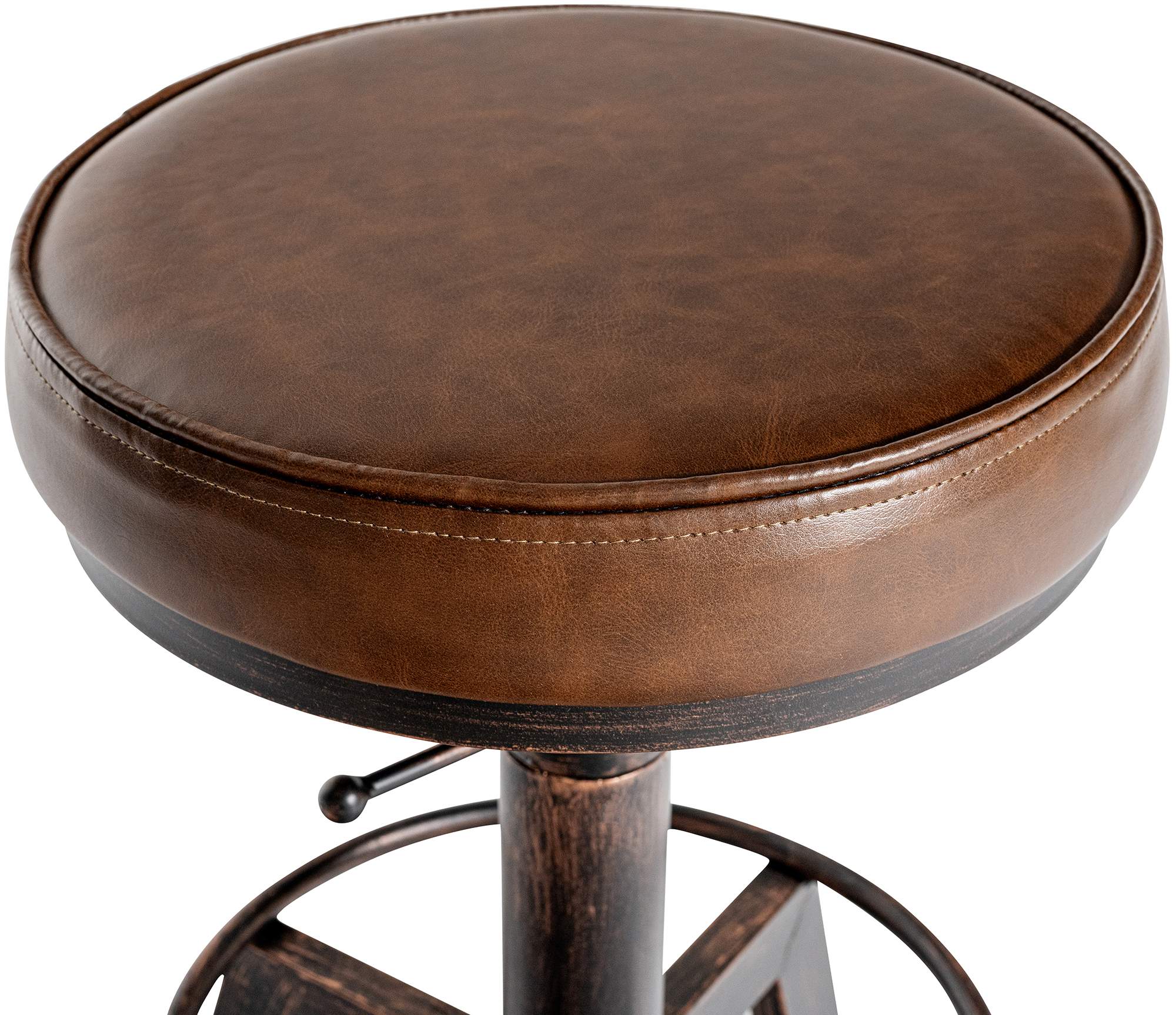Tabouret Destin en Similicuir réglable et pivotant