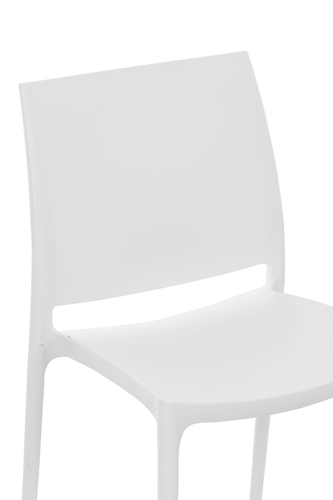 Lot de 2 chaises de jardin empilables Maya en plastique