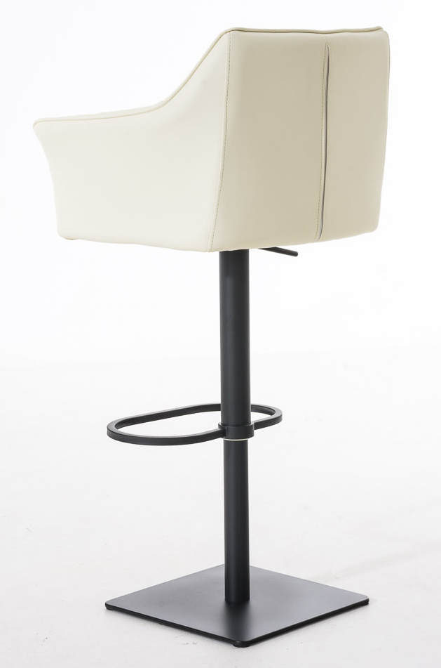 Lot de 2 tabourets de bar Damaso en similicuir