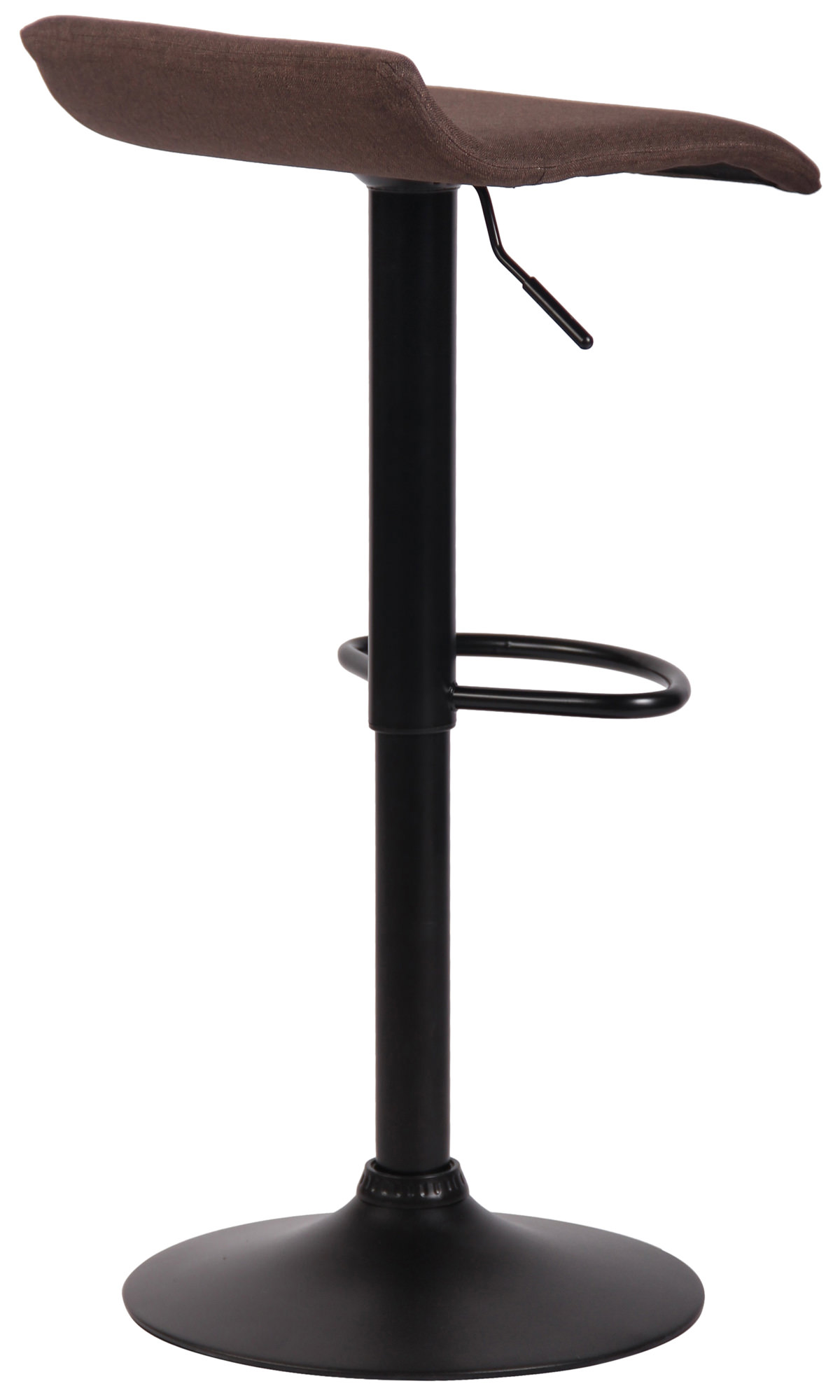 Tabouret de bar Dyn V2 tissu avec pied en métal