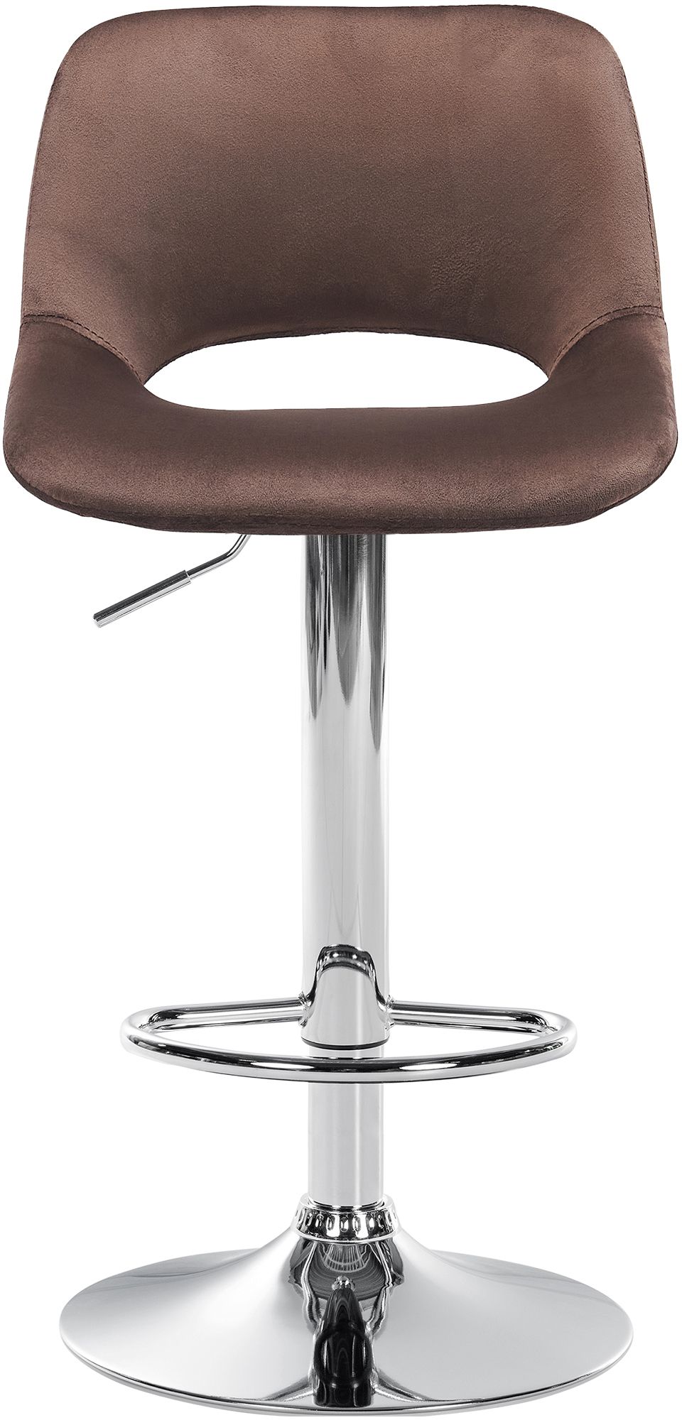 Lot de 2 tabourets de bar Camden velours