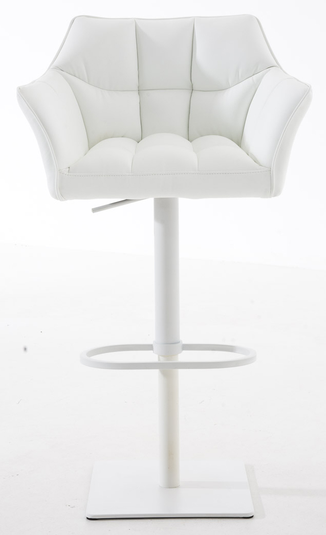 Lot de 2 tabourets de bar Damaso en similicuir