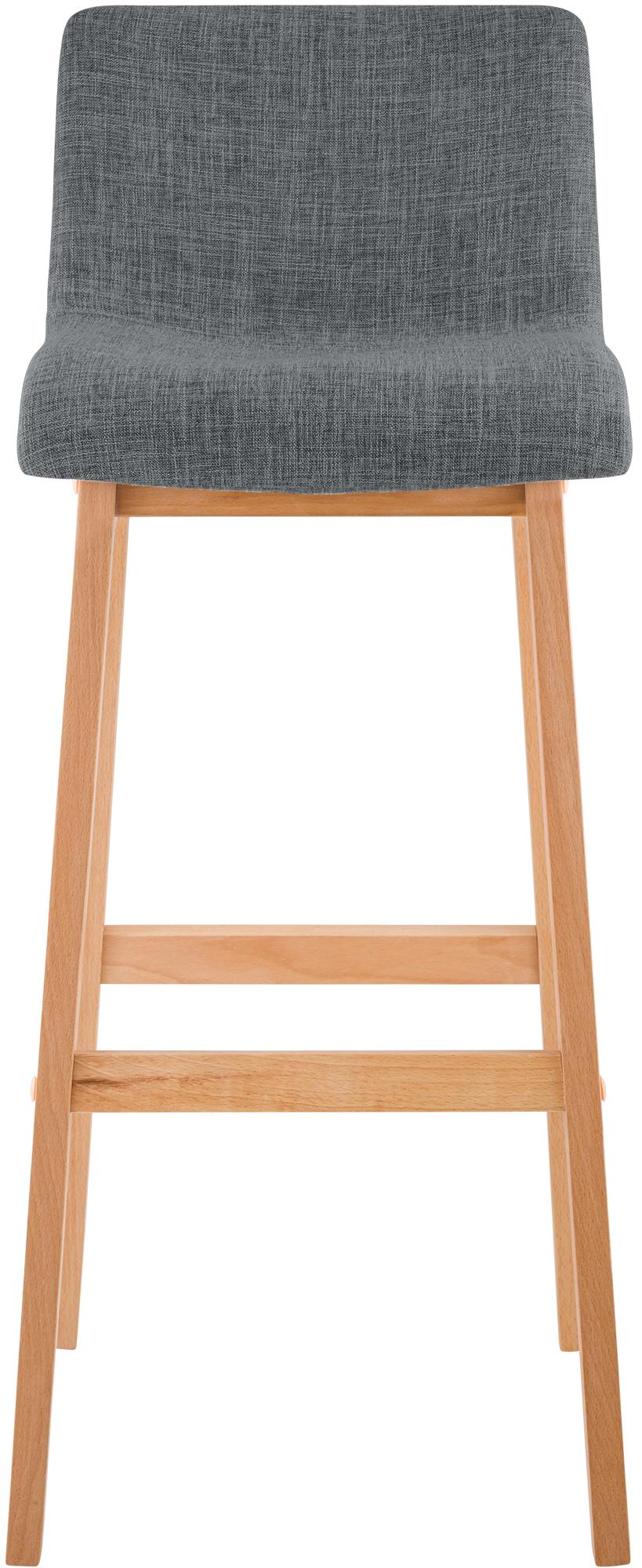 Tabouret de Bar Hover Tissu Piètement Quatre pieds Natura