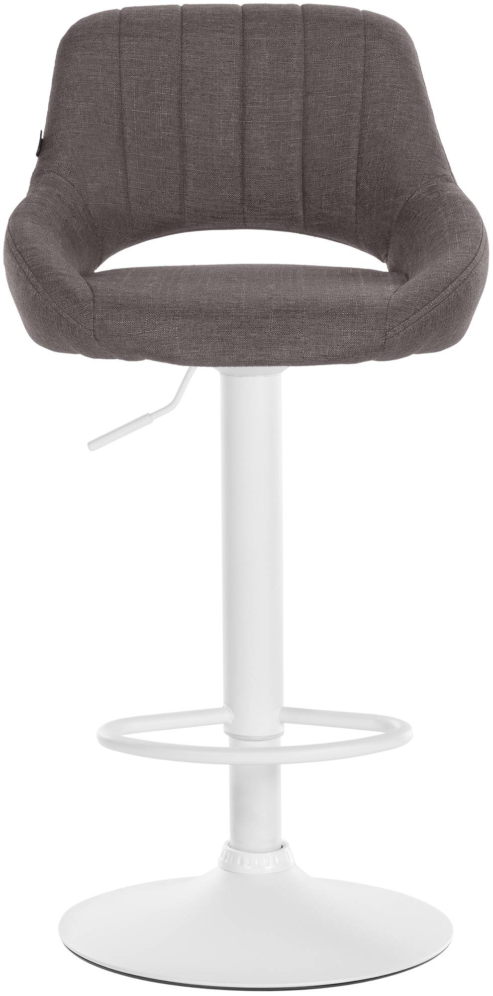 Lot de 2 tabourets de bar Milet en tissu