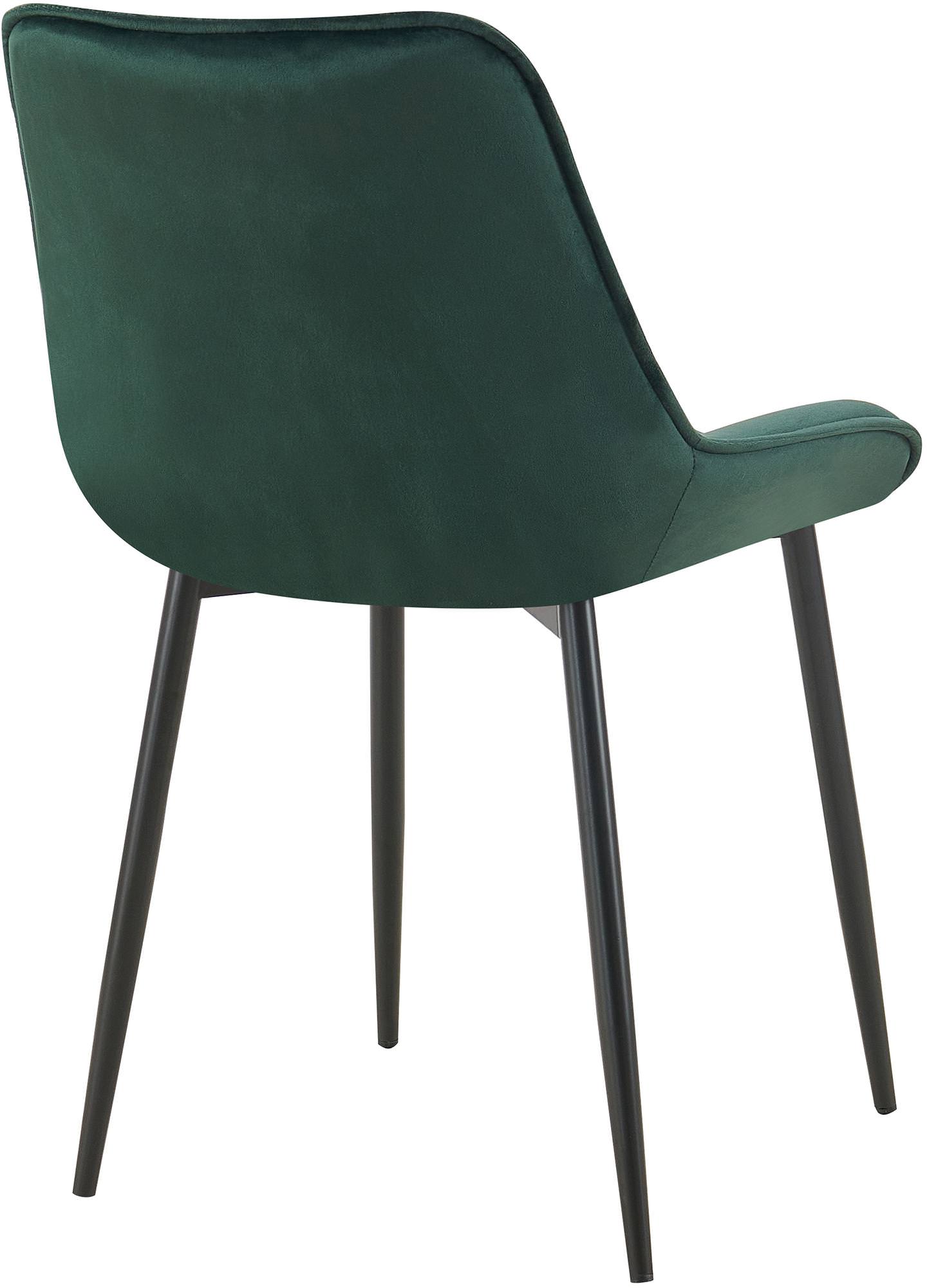 Lot de 2 chaises de salle à manger Wallace velours