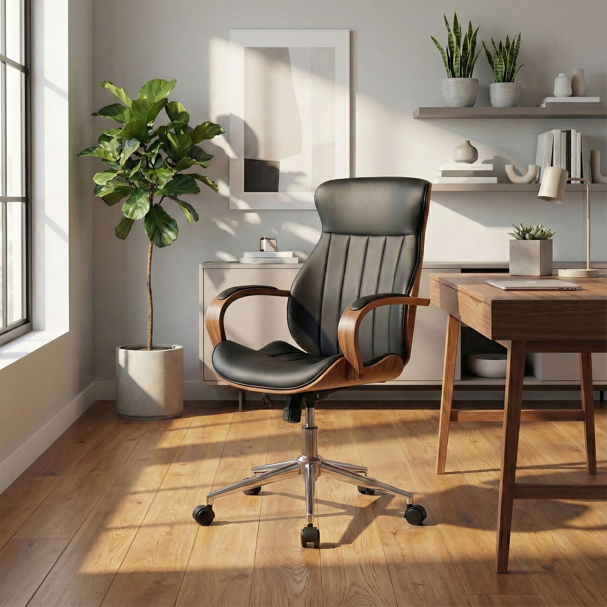 Fauteuil de bureau Melilla en similicuir