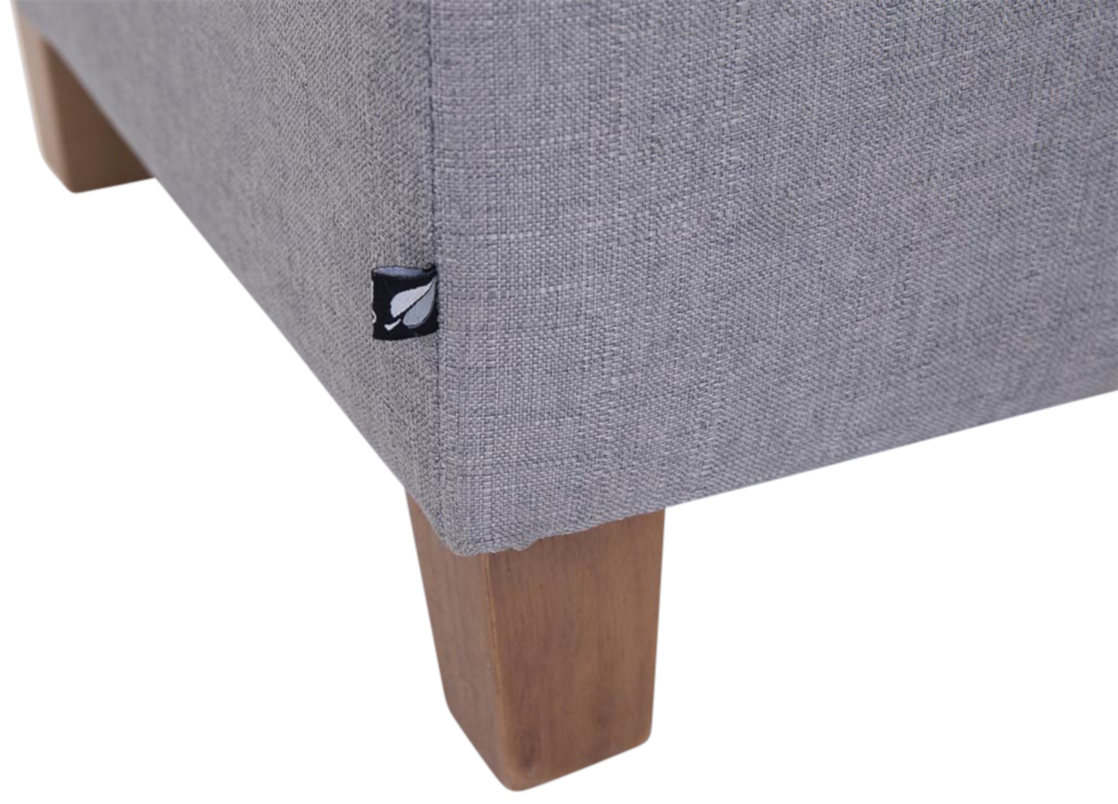 Lot de 2 tabourets bas Pharao en tissu