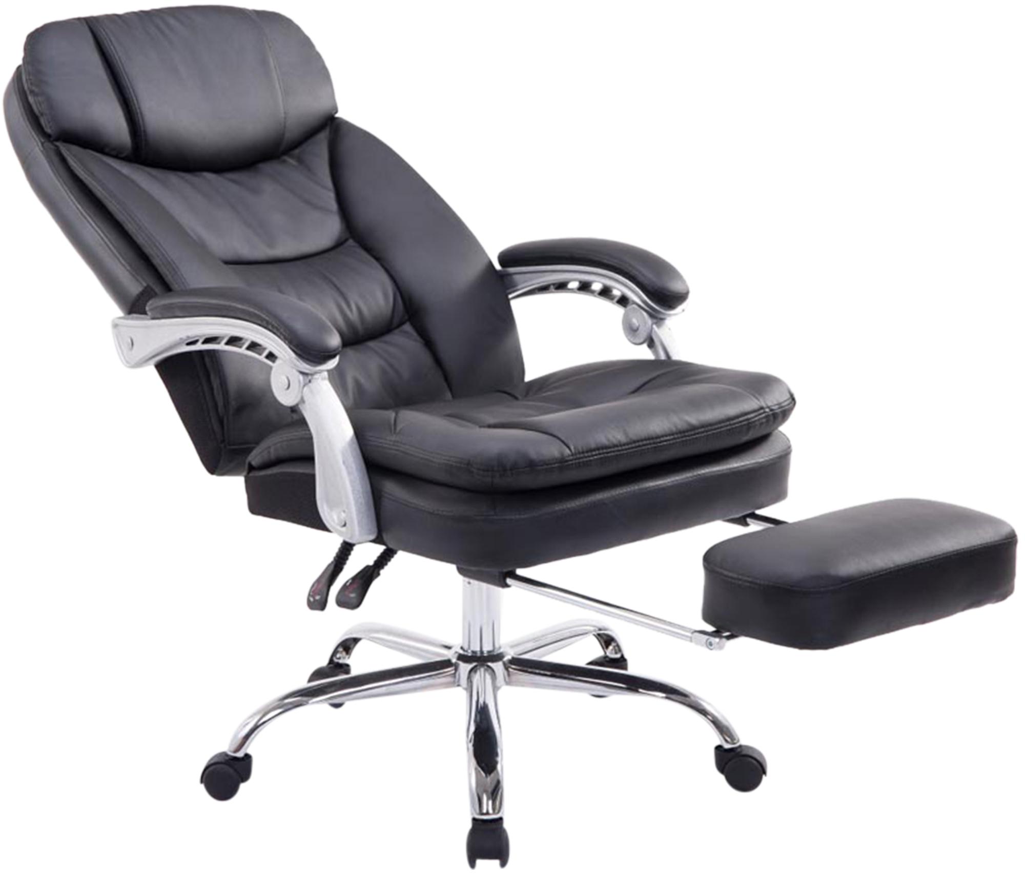 Chaise de bureau XL Troy en similicuir