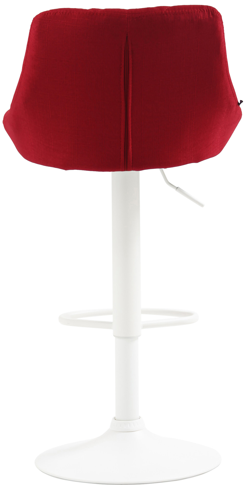 Tabouret de bar Lazio en Tissu Hauteur réglable siège pivotant