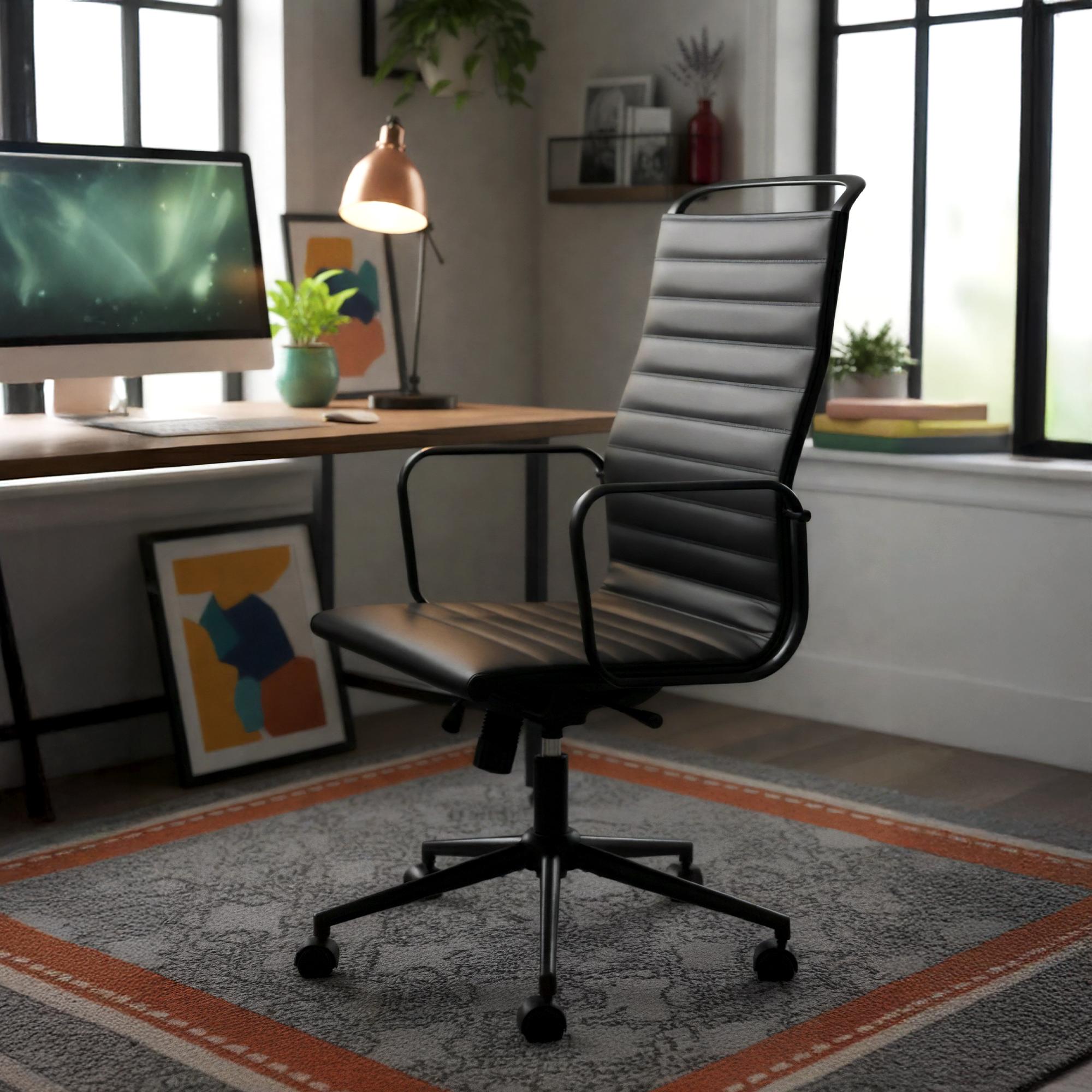 Chaise de bureau Nelson similicuir
