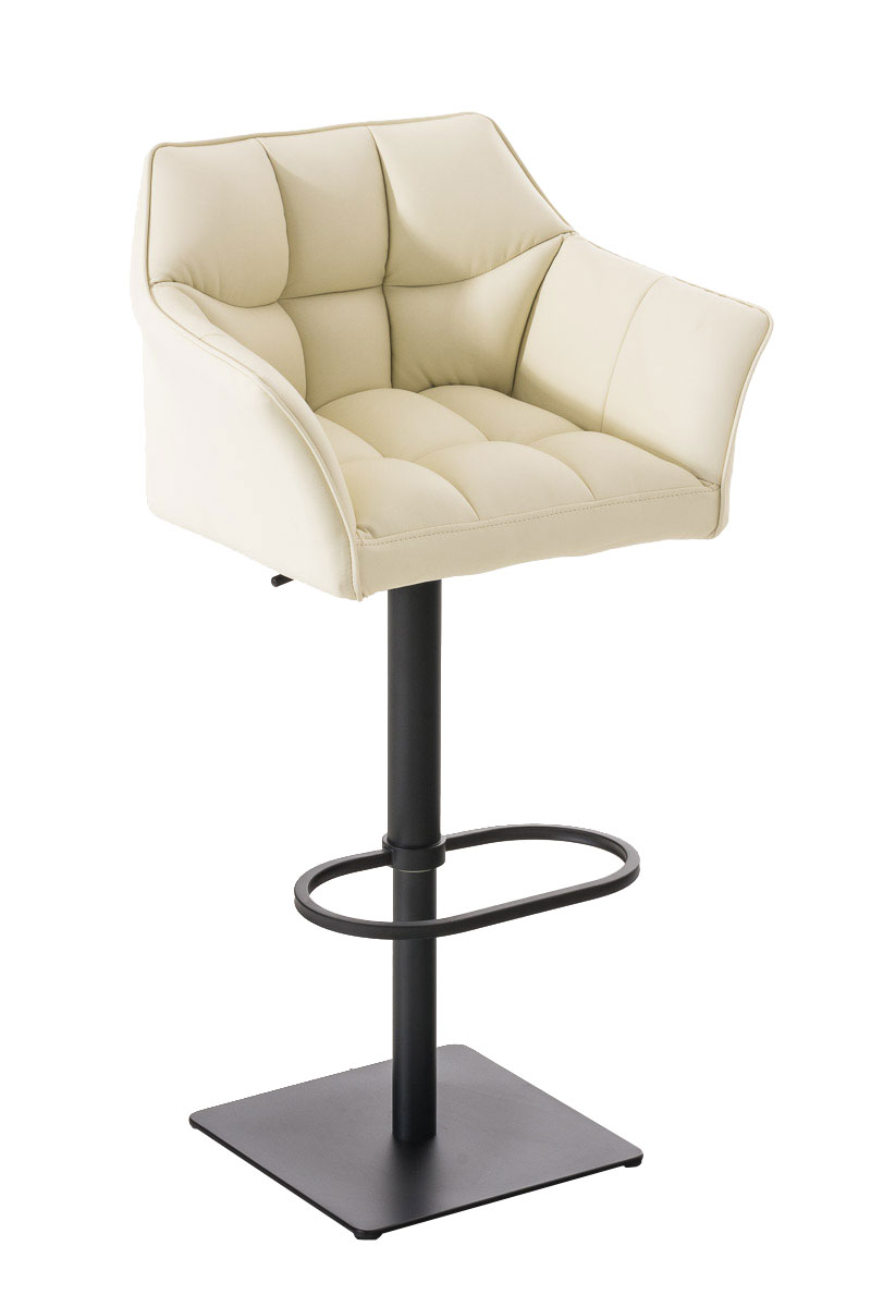 Tabouret de bar Damaso avec revetement en similicuir