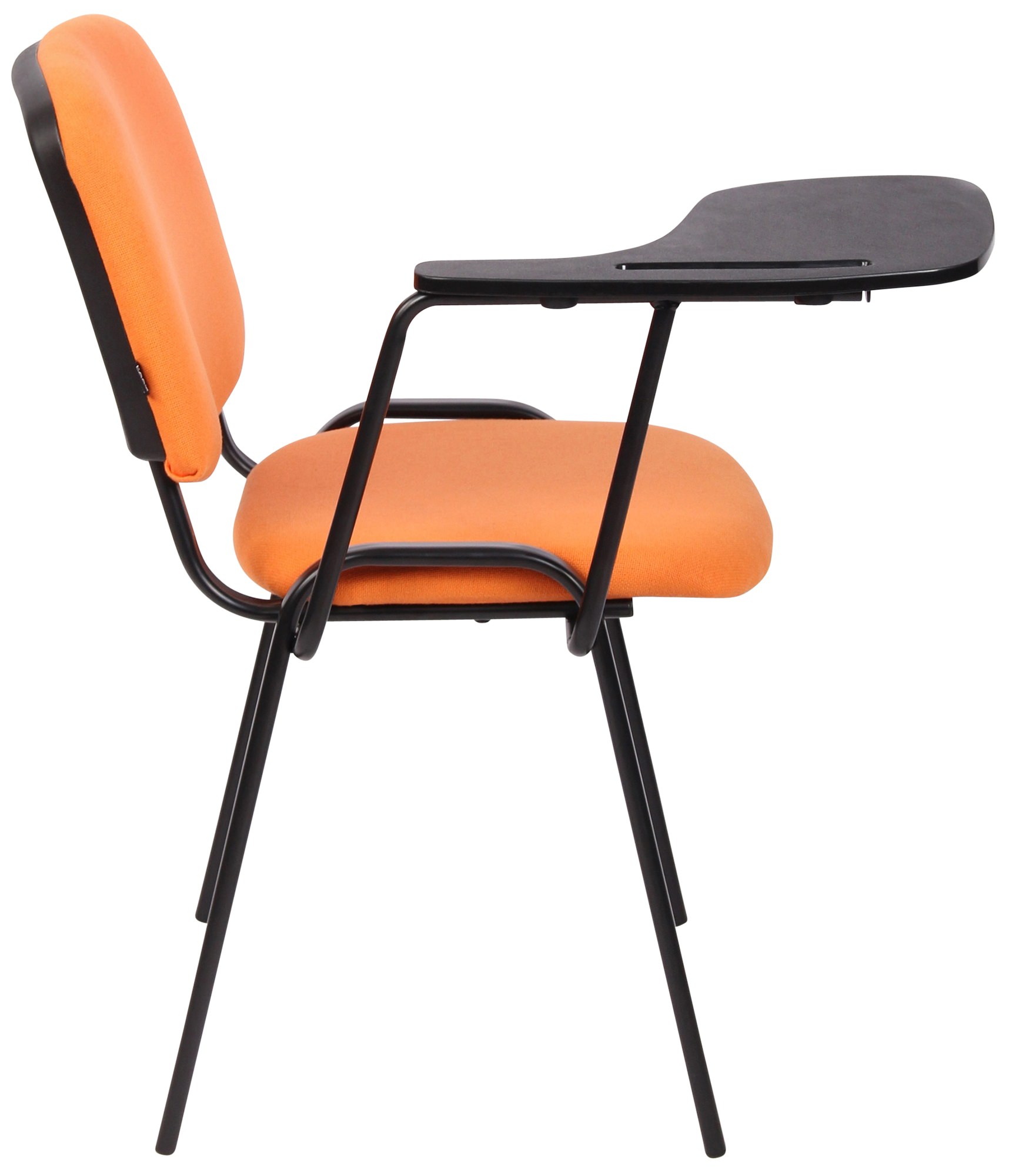 Lot de 4 Chaises Ken en tissu avec tablette rabattable