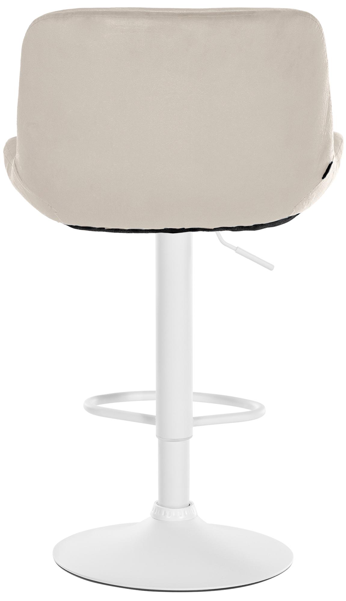 Lot de 2 tabourets de bar Solon blanc