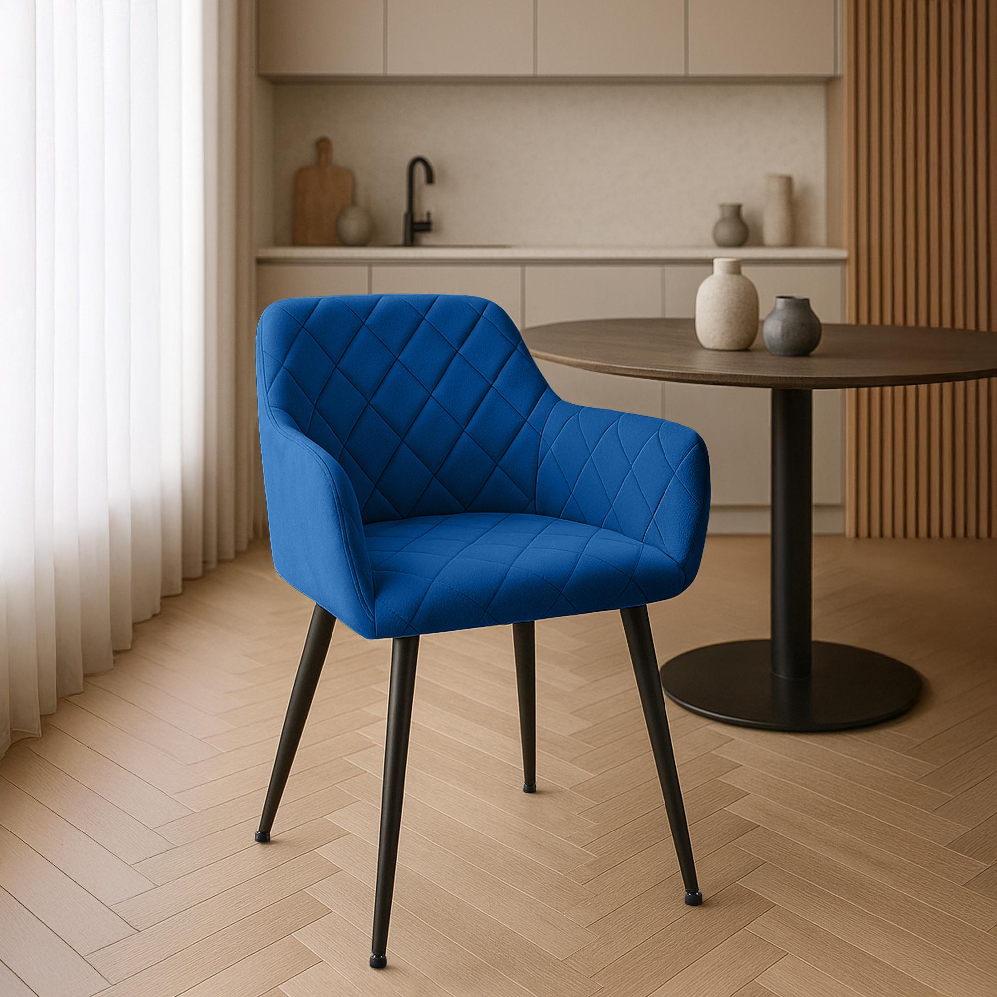 Chaise de salle à manger Monett Velours