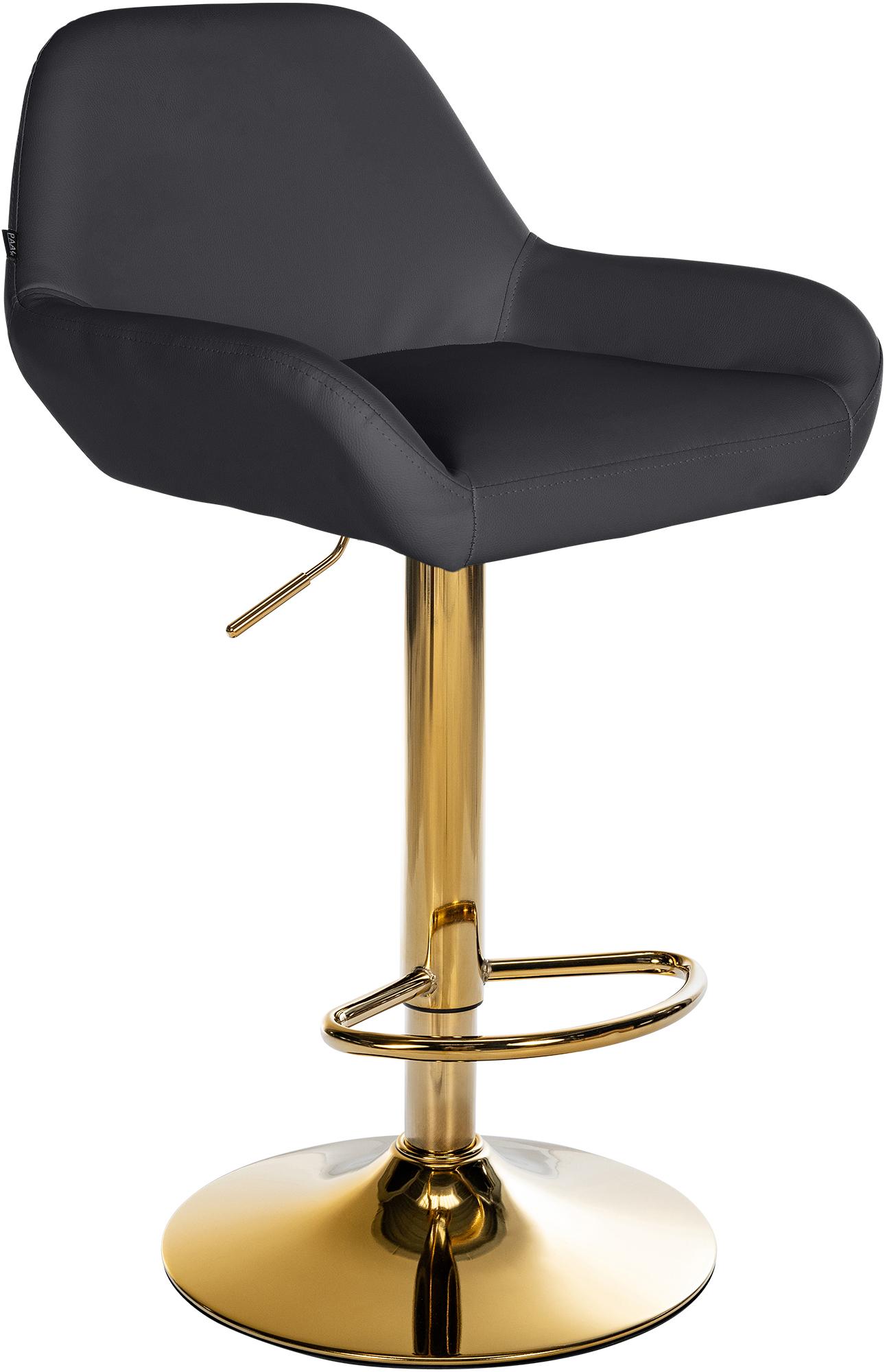 Tabouret de bar Braga Gold similicuir