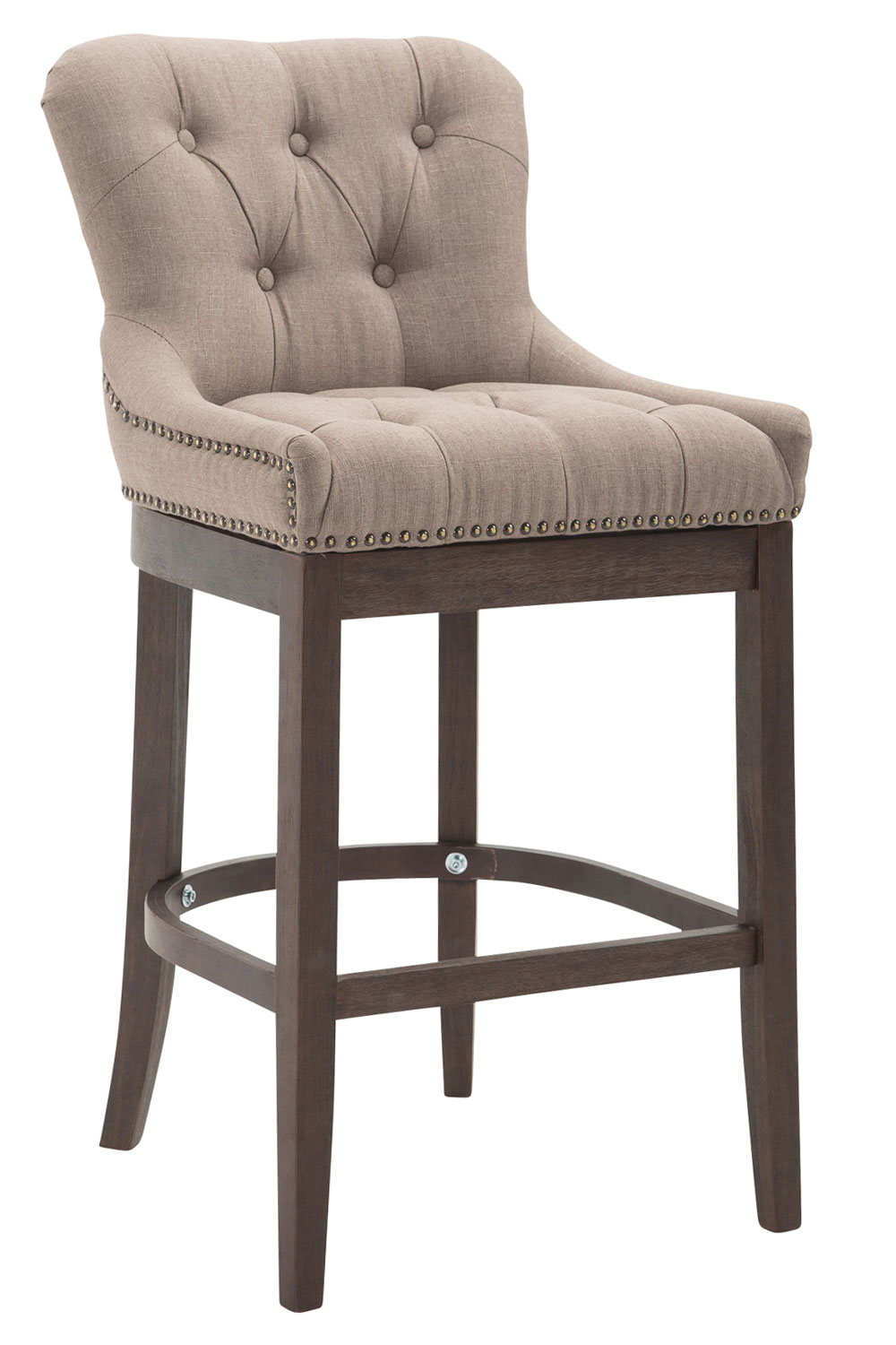 Lot de 2 Tabourets de Bar Lakewood en Tissu