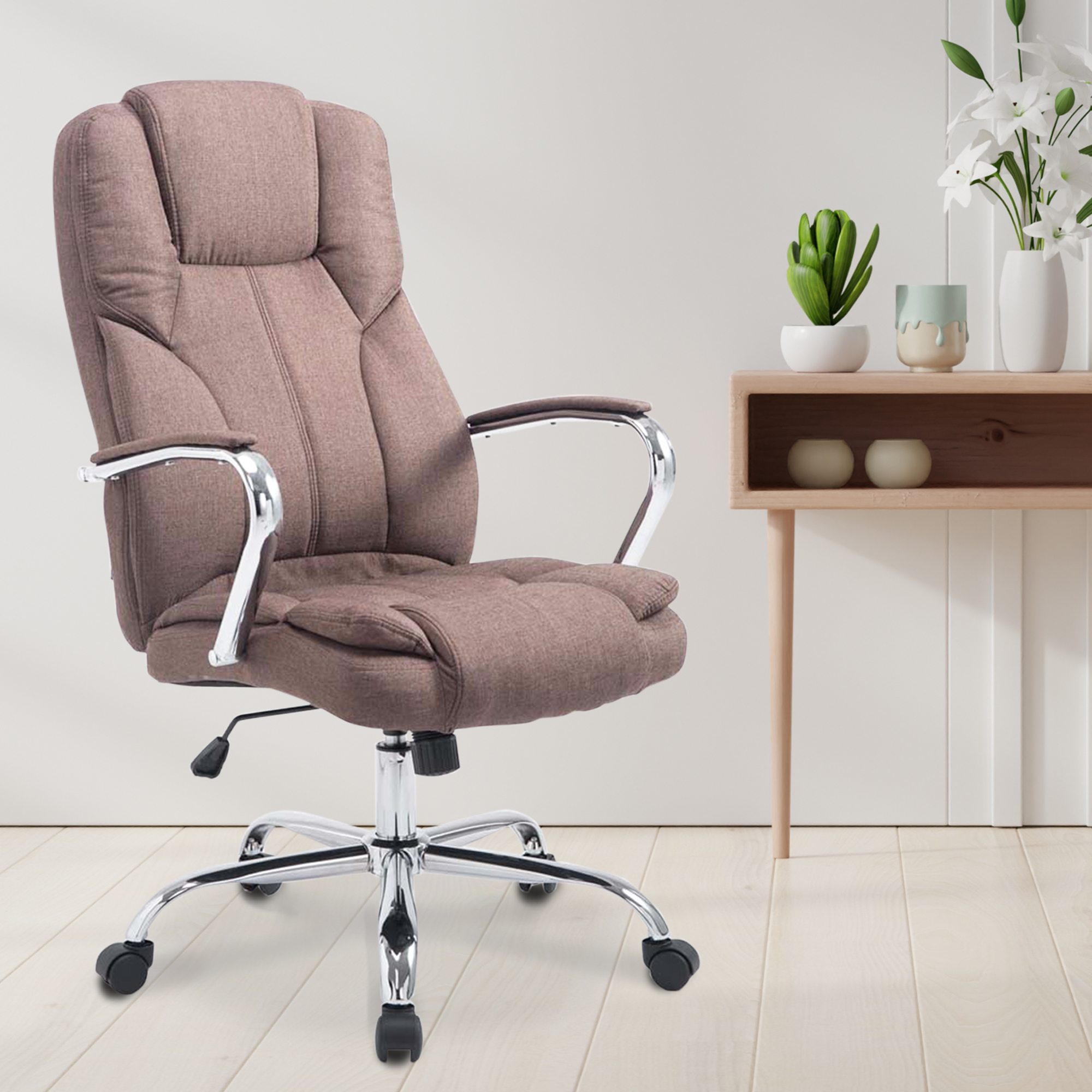 Fauteuil de bureau XXL Xanthos en Tissu capacité de charge de 210 kg
