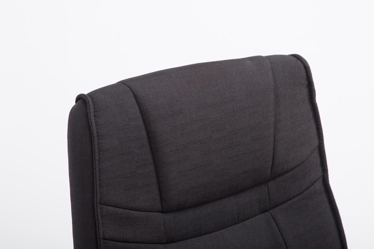 Chaise visiteur Attila tissu