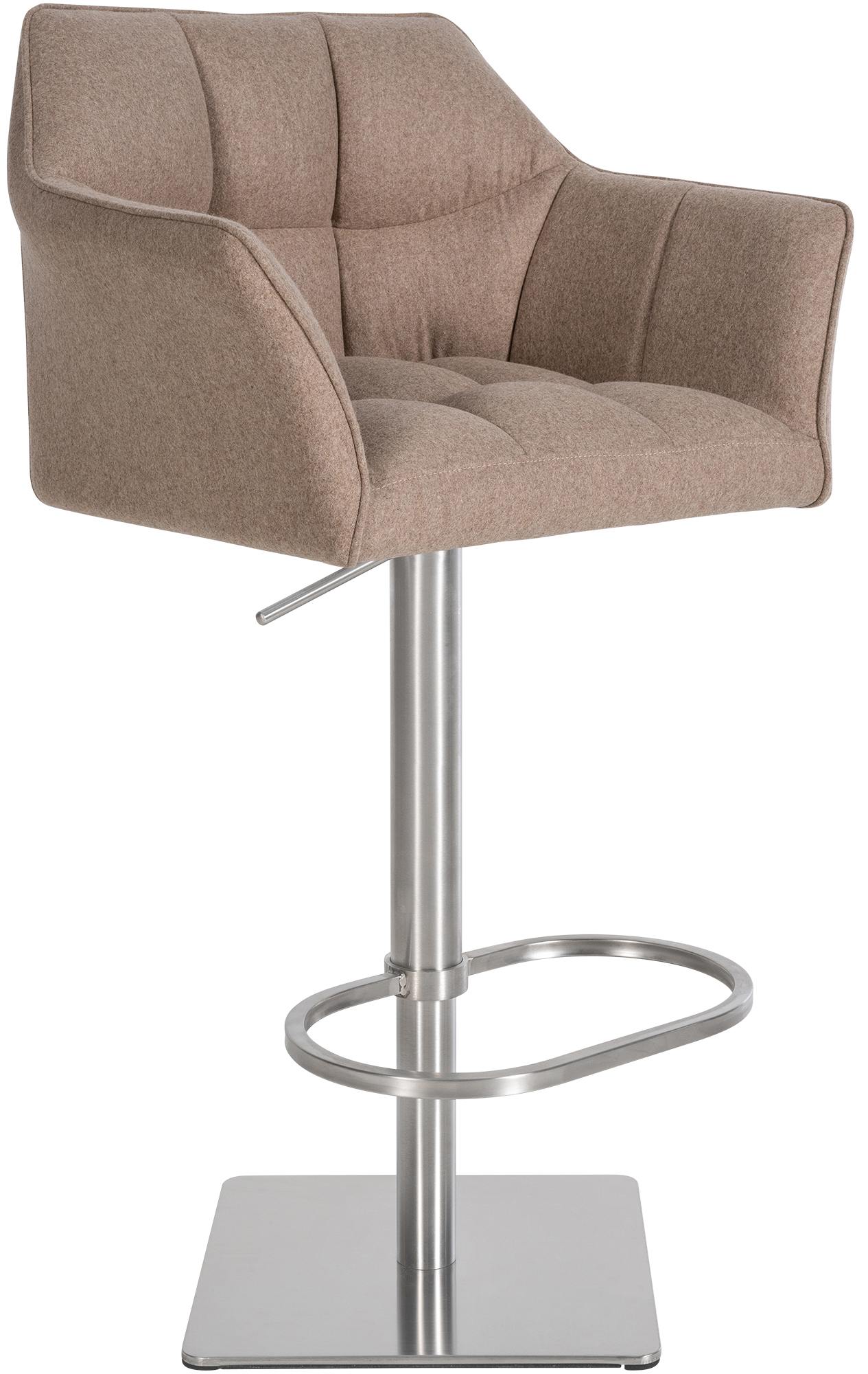 Tabouret de bar Damaso avec revetement en feutre