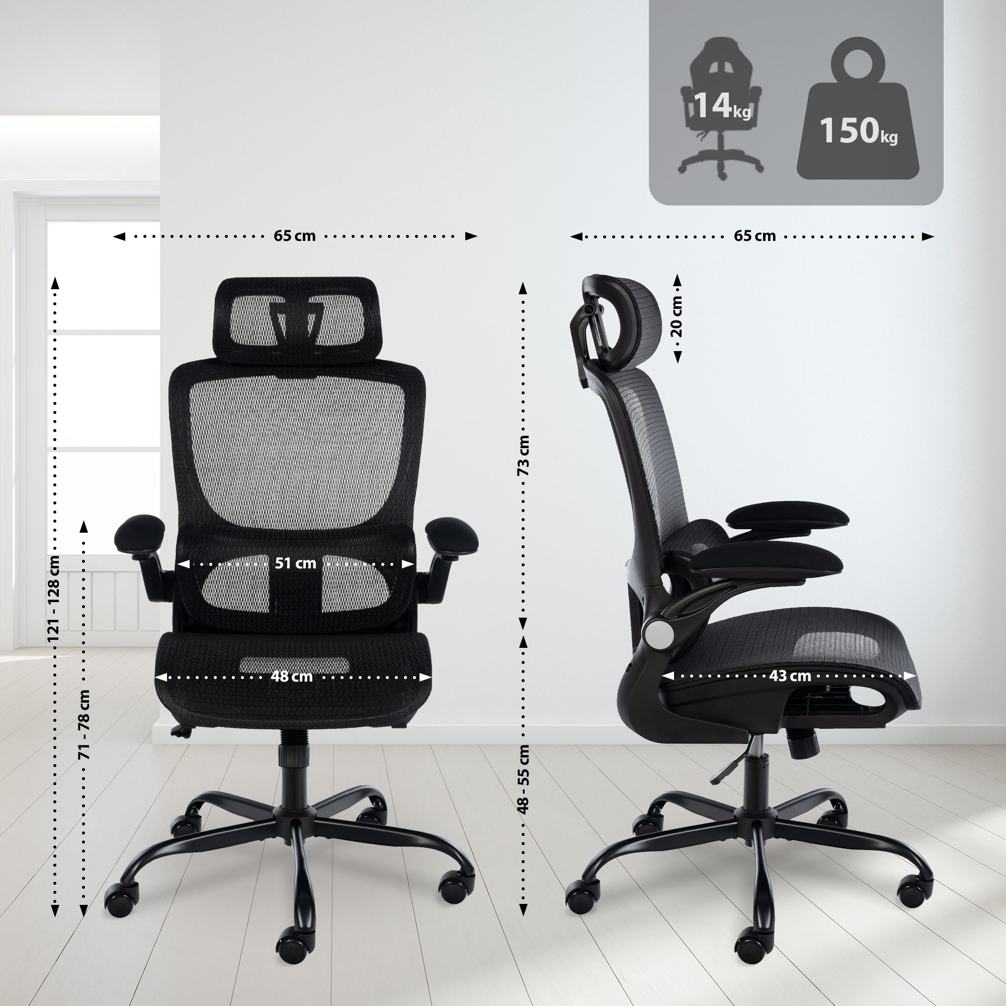 Chaise de bureau Kaylee