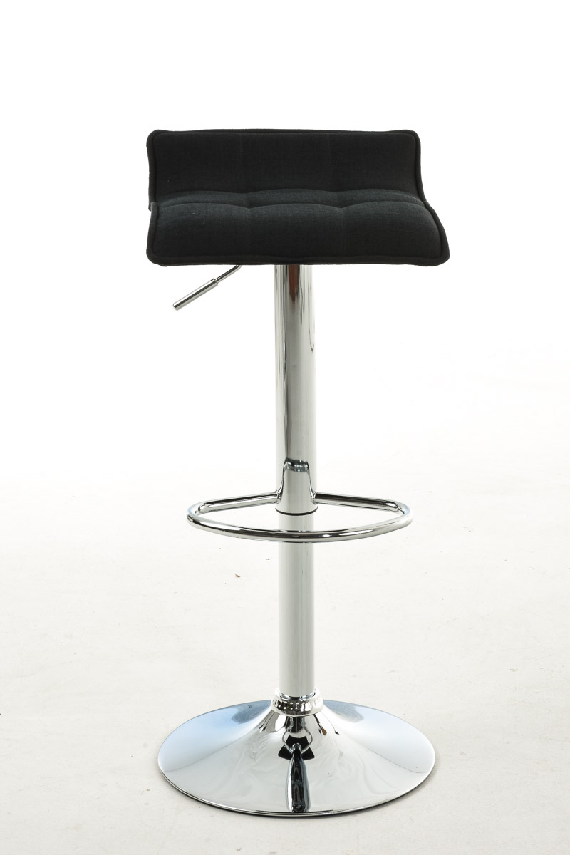 Tabouret de bar Madison en tissu avec pied en métal