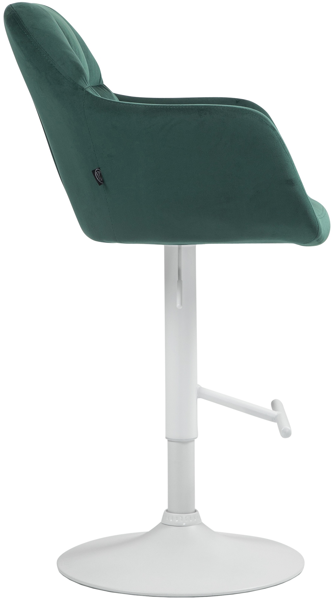 Tabouret de bar Natoma velours