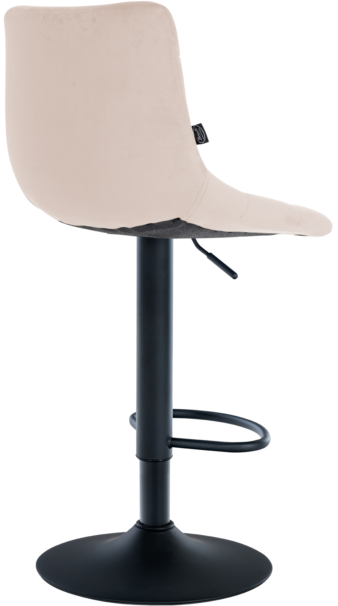 Tabouret de bar Jerry velours