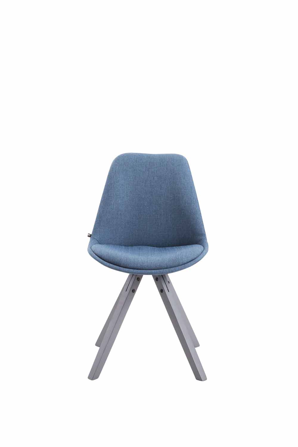 Chaise Toulouse tissu piétement en forme carrée