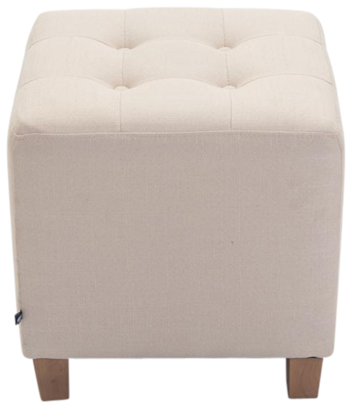 Lot de 2 tabourets bas Pharao en tissu