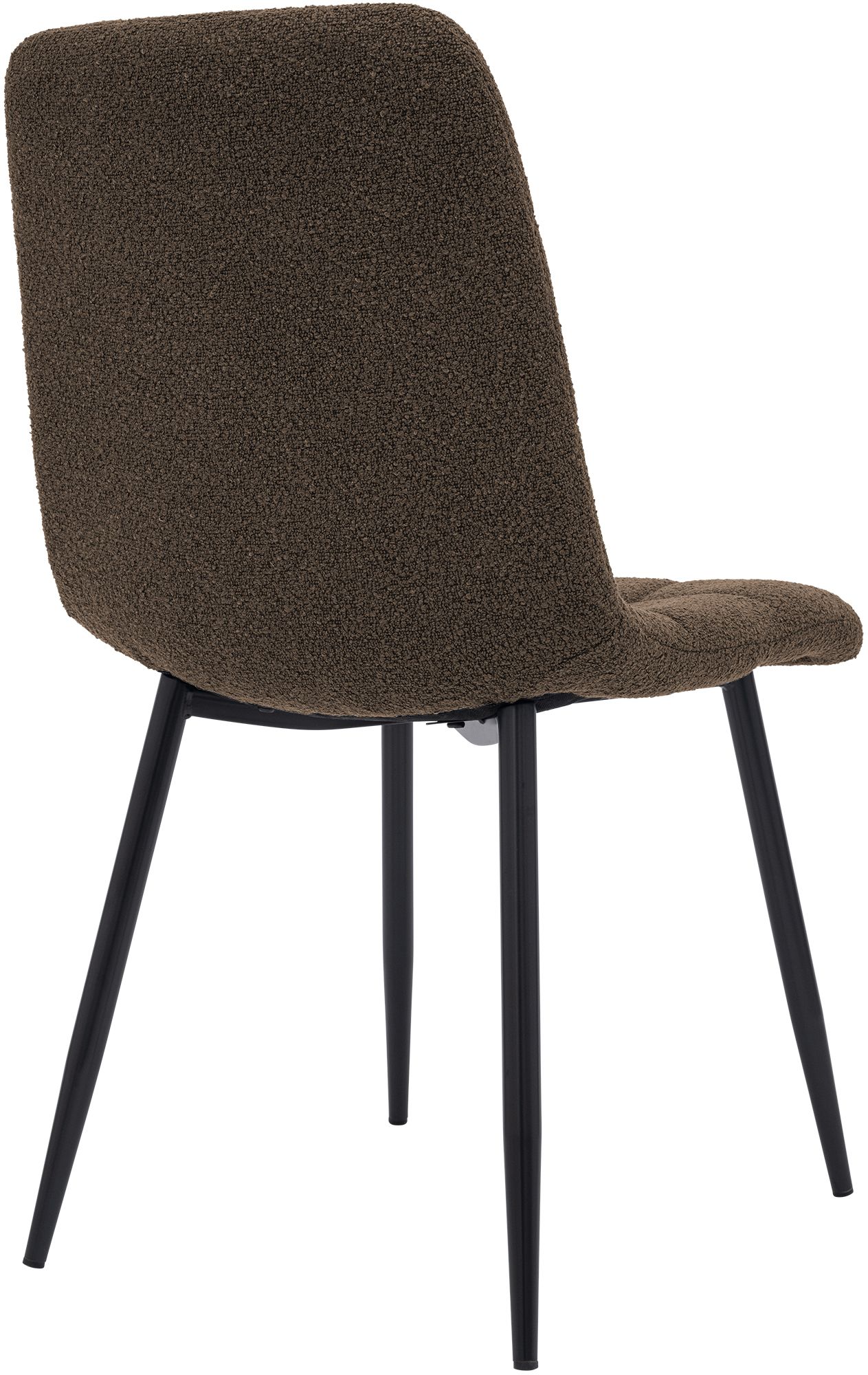 Chaise de salle a manger Antibes en tissu teddy