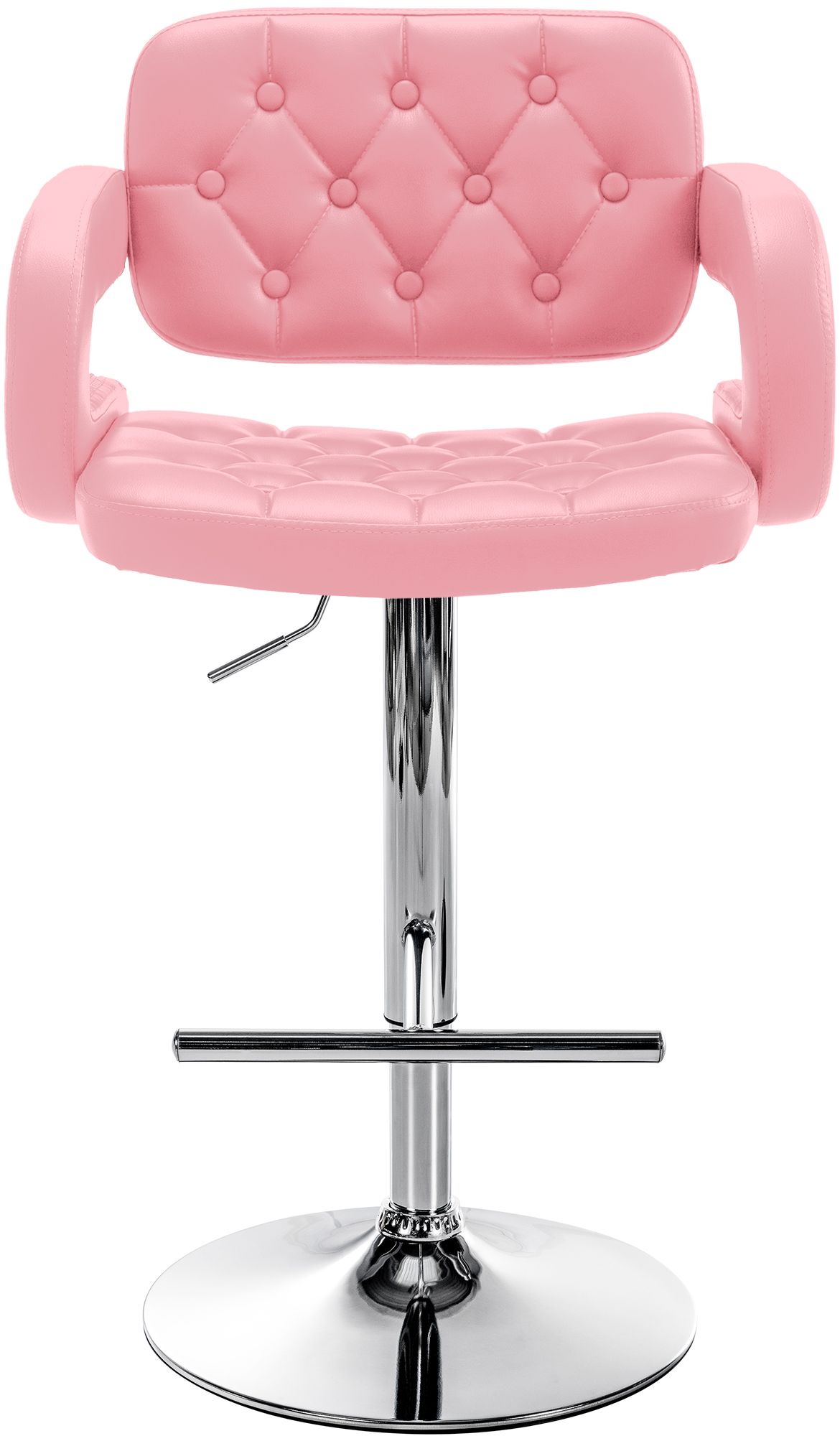 Tabouret de bar Dublin similicuir avec pied en métal
