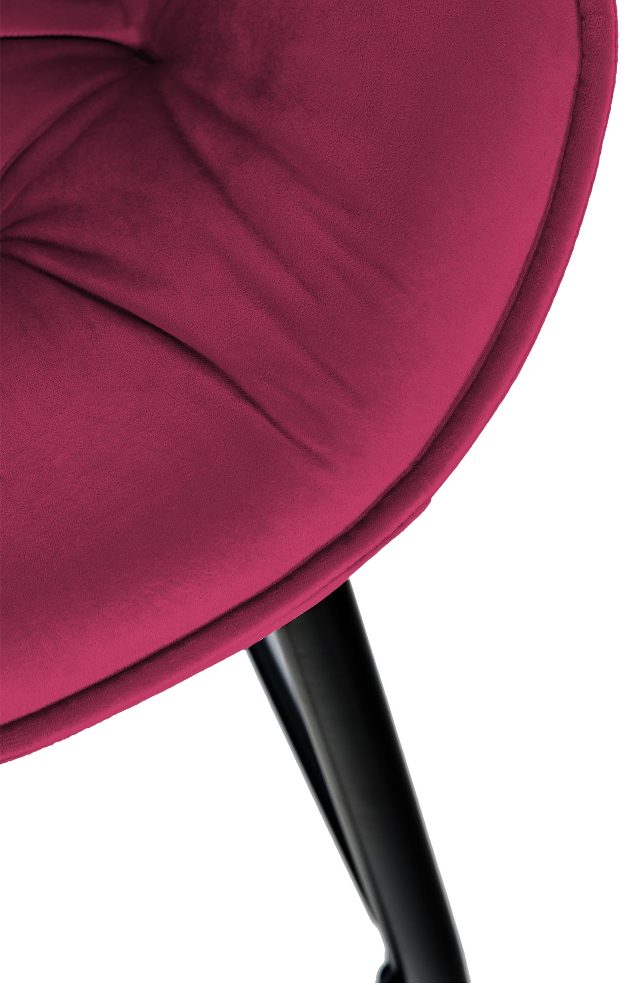 Tabouret de bar Gibson velours hauteur d'assise 76 cm