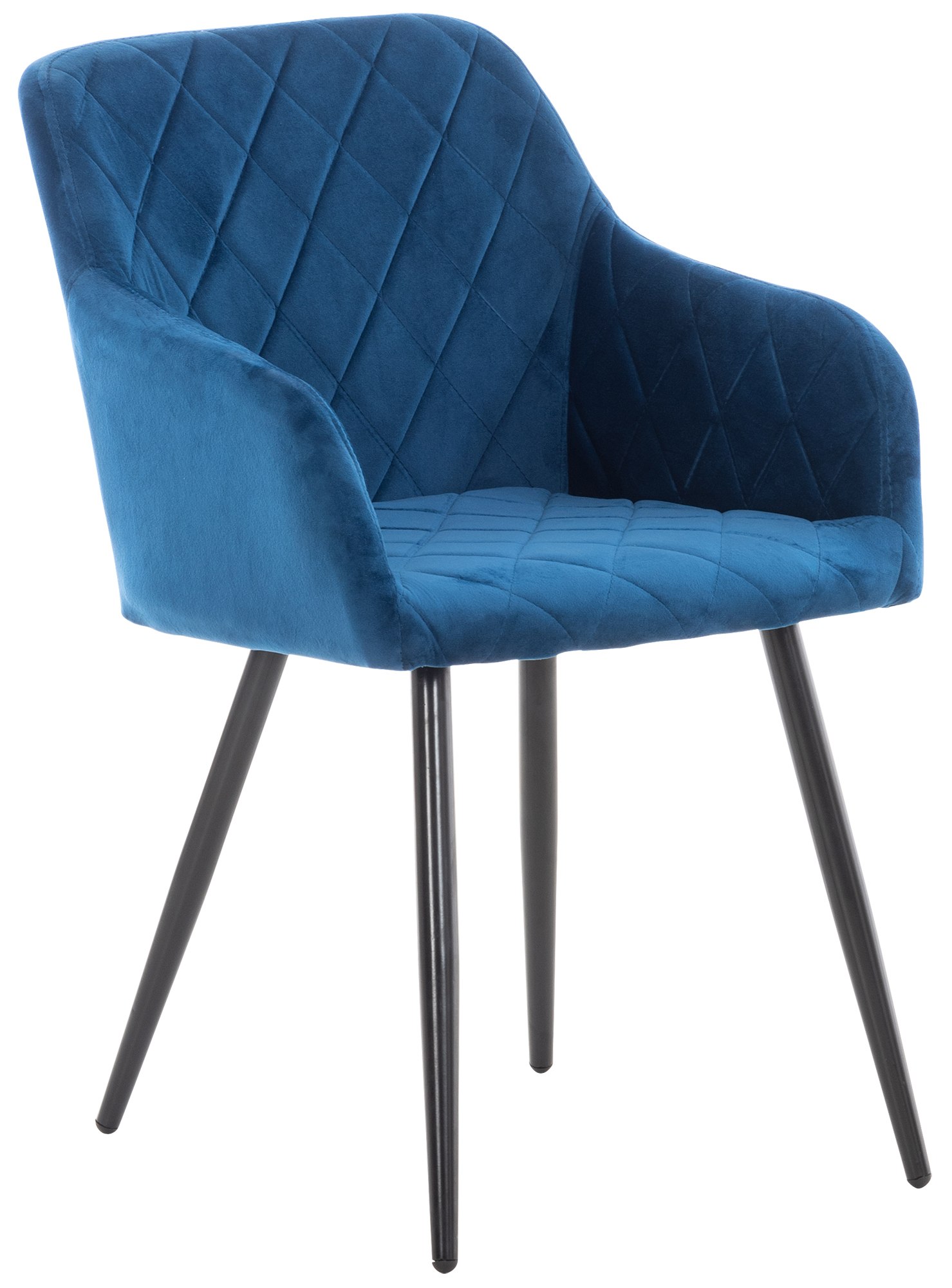 Chaise de salle à manger Shila avec Piètement en Métal noir