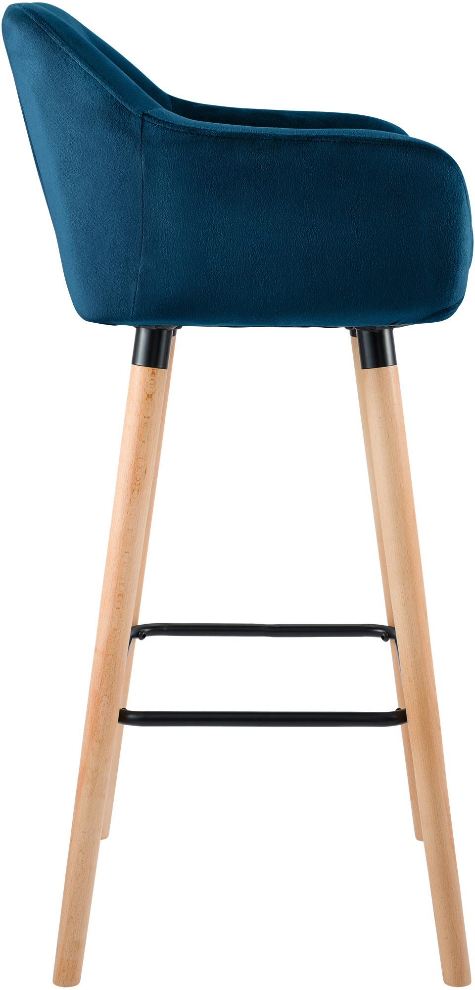 Tabouret de Bar Grant Velours