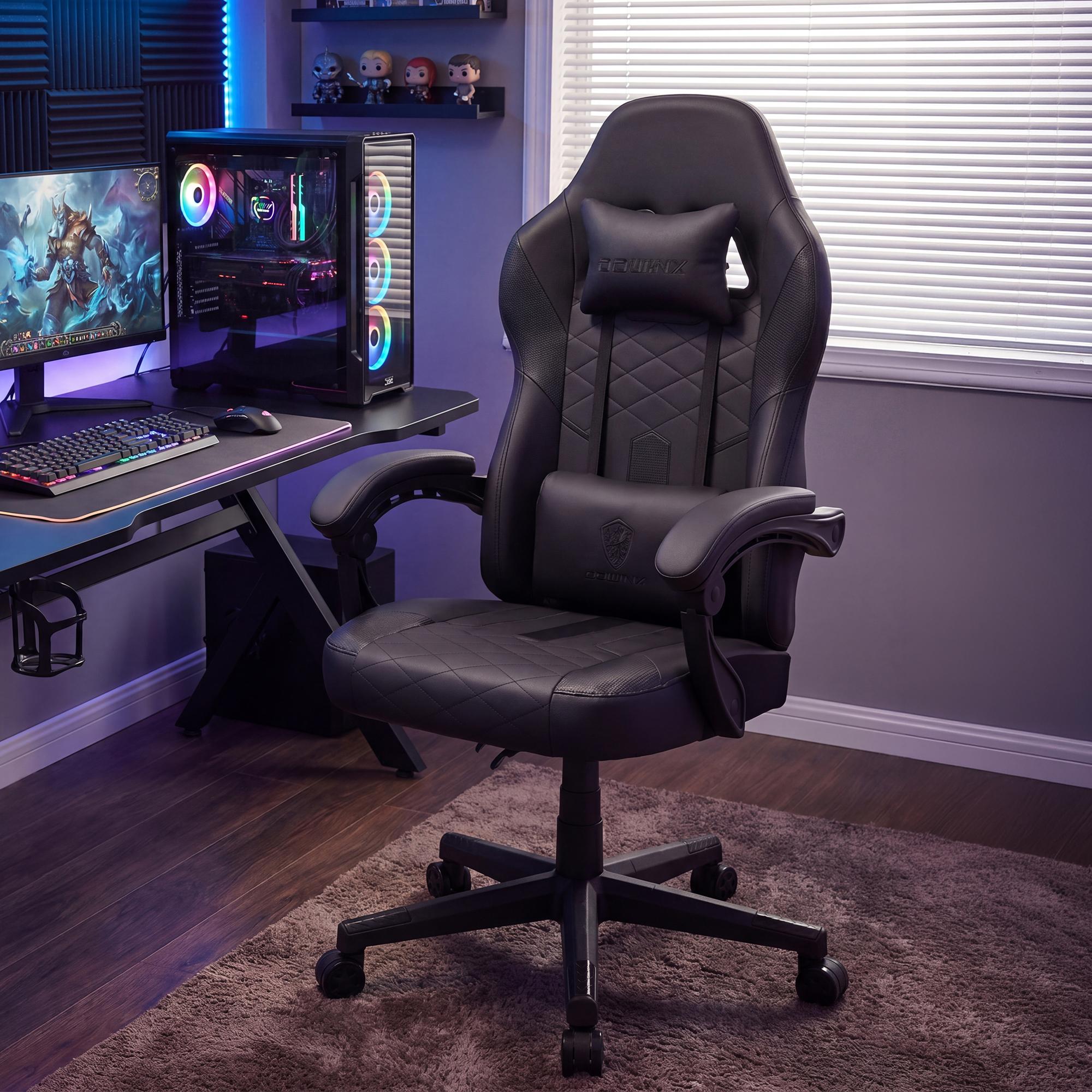 Fauteuil Gaming Racing et Chaise de Bureau Ergonomique Collins