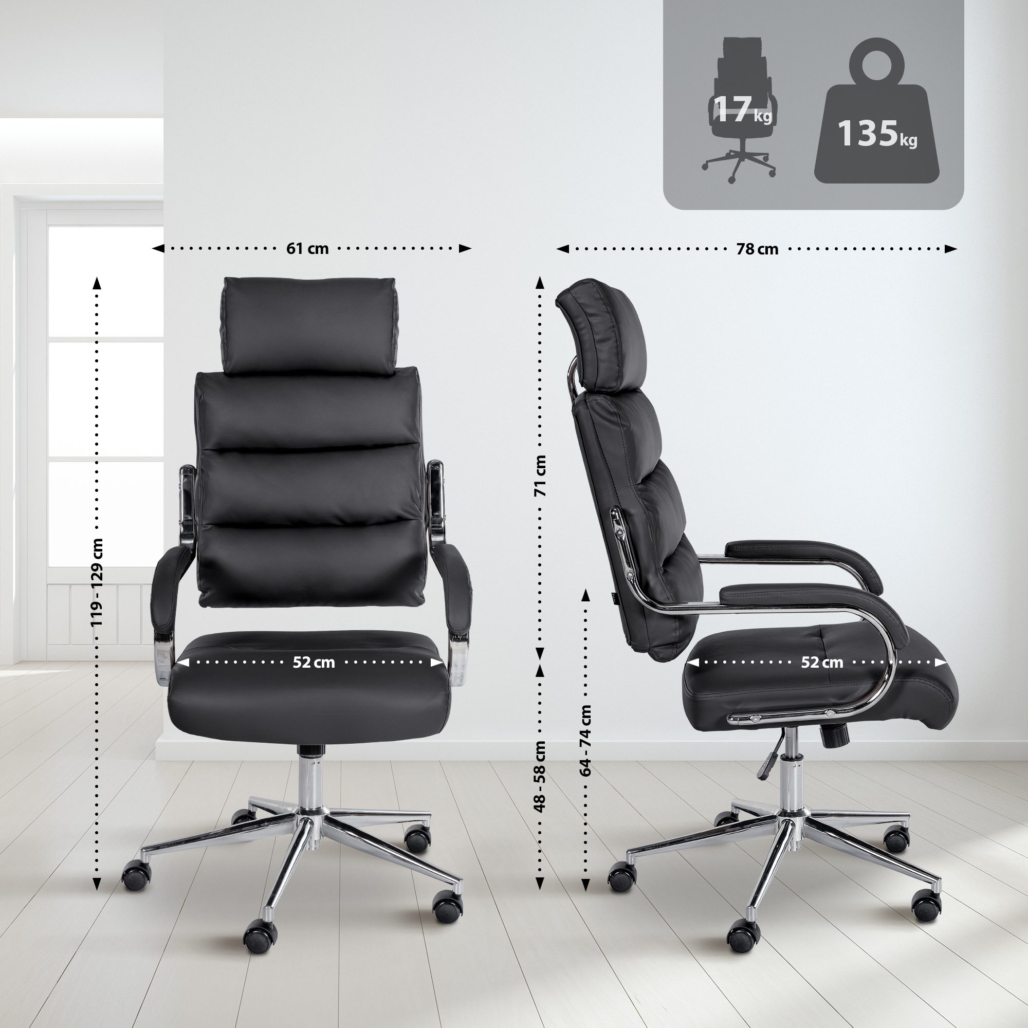 Chaise de bureau Campo
