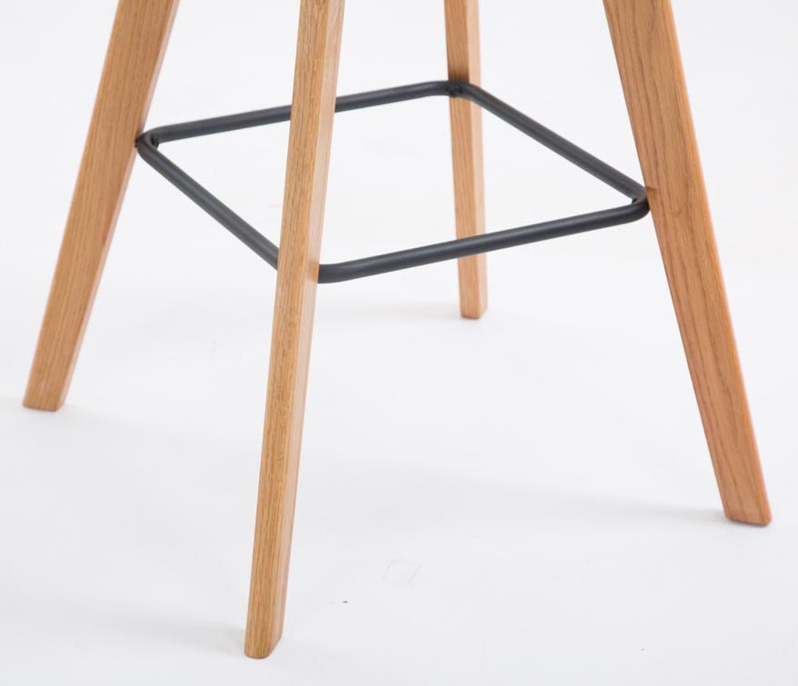 Lot de 2 tabourets de bar Metz en tissu
