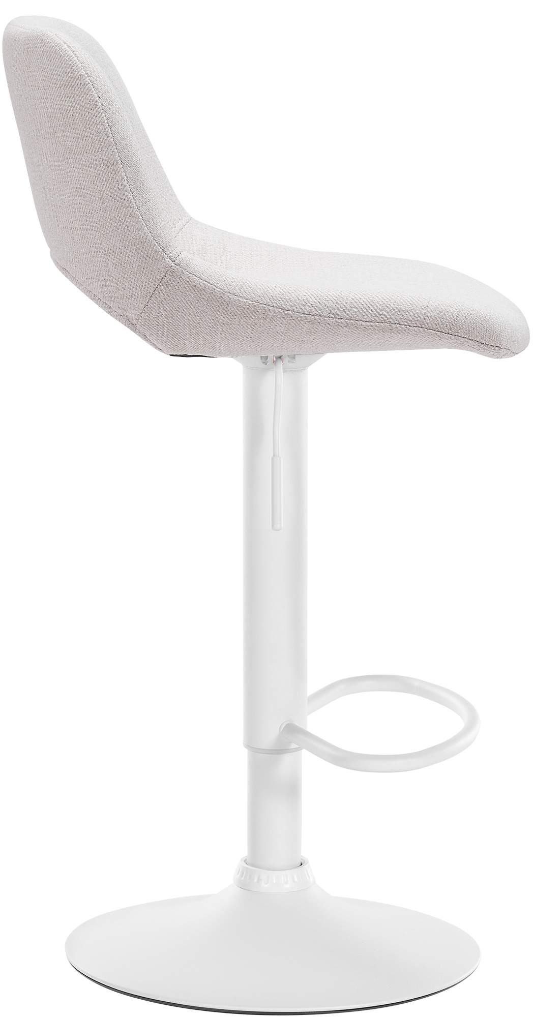 Lot de 2 tabourets de bar Camden tissu