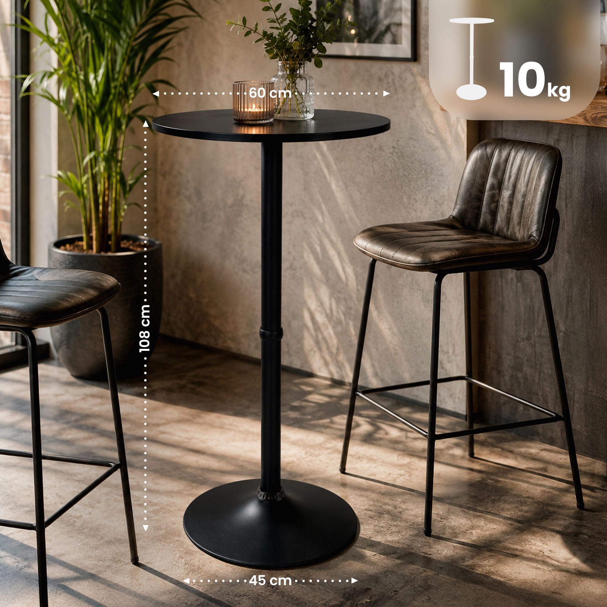 Table mange-debout ronde Ø 60 cm