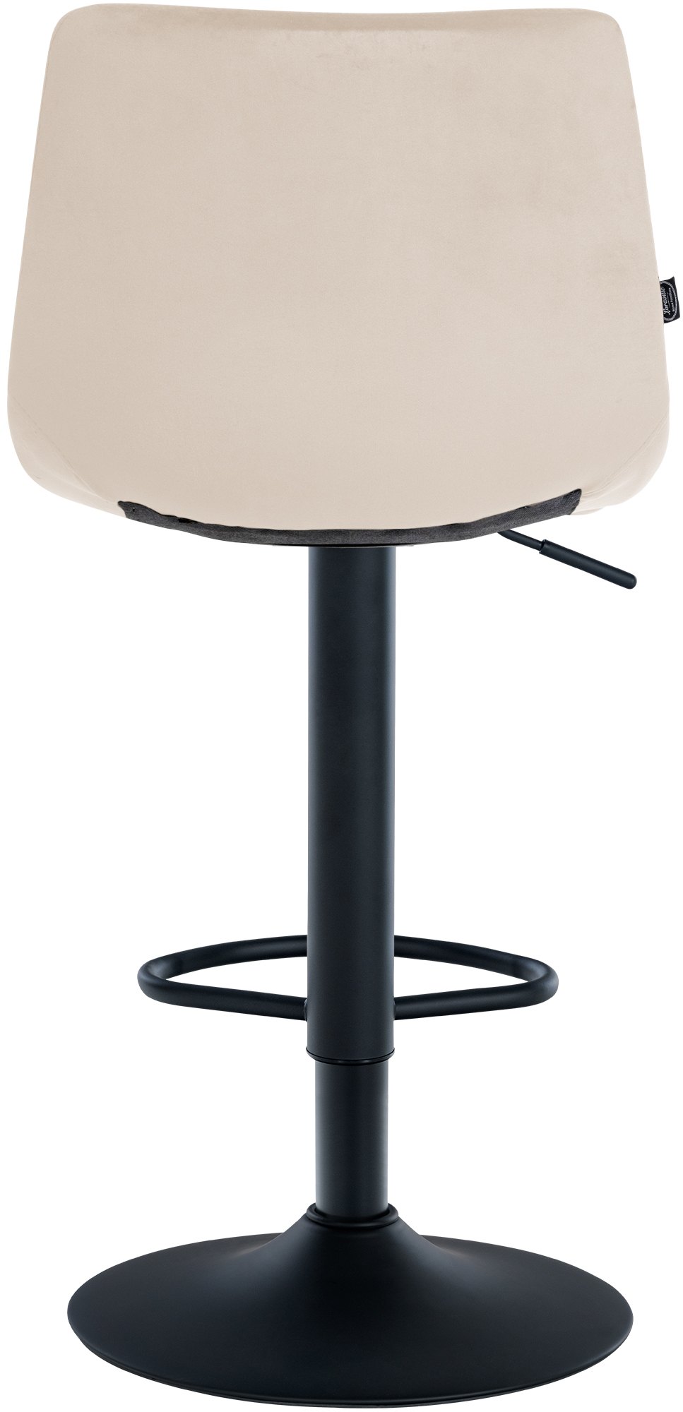 Lot de 2 tabourets de bar Jerry velours