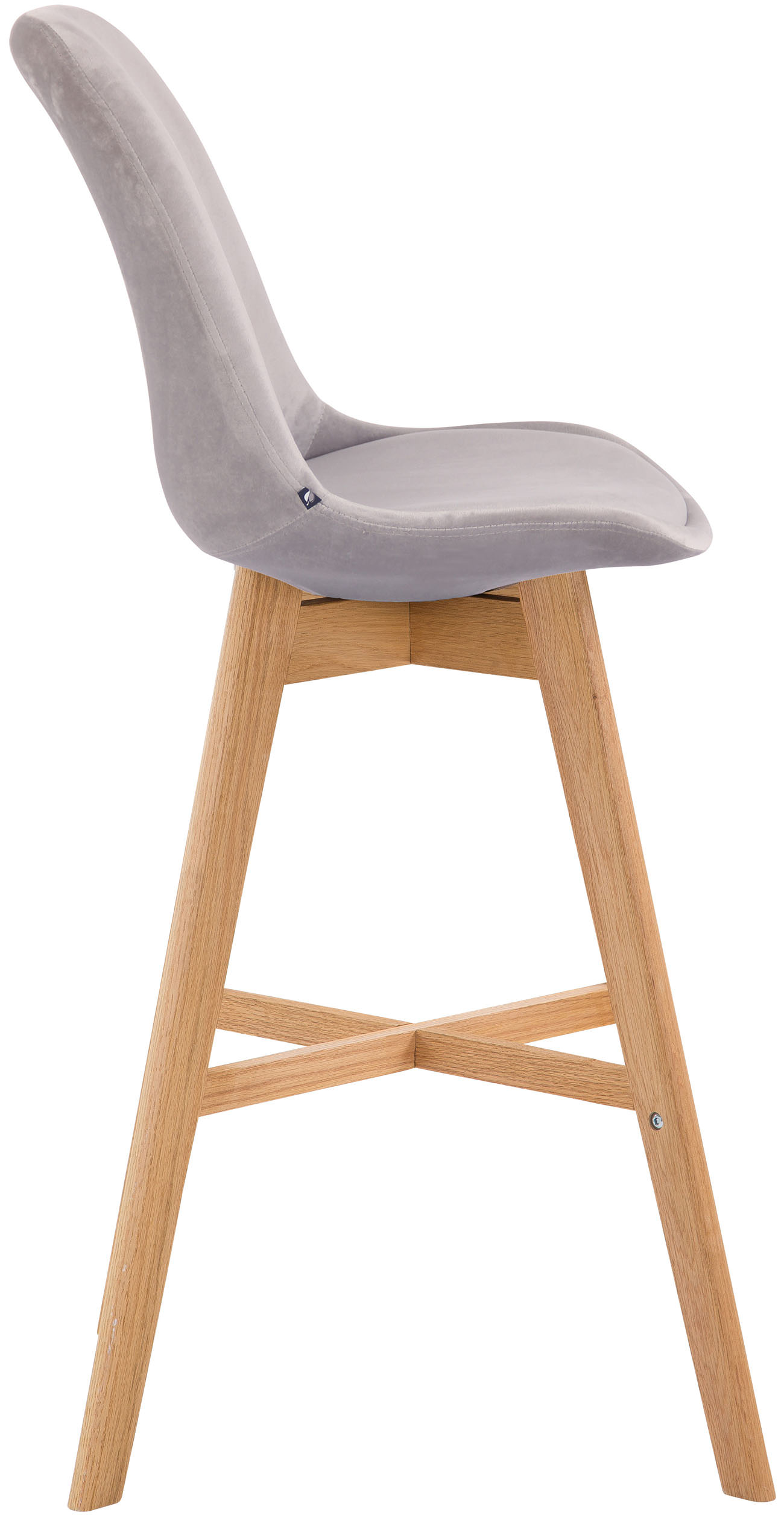 Tabouret de bar Cannes en velours