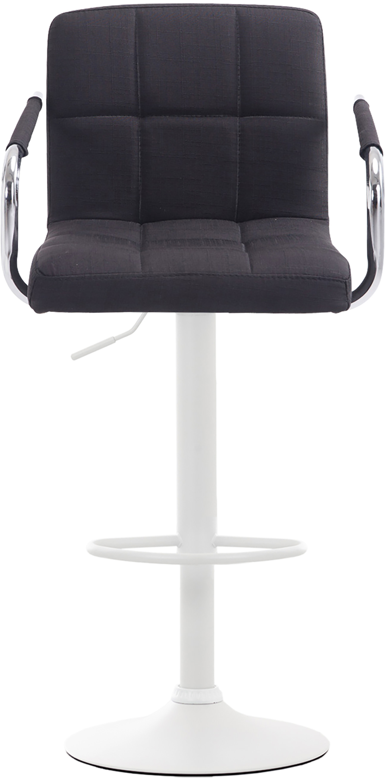 Tabouret de bar Lucy V2 en Tissu et piètement en Métal