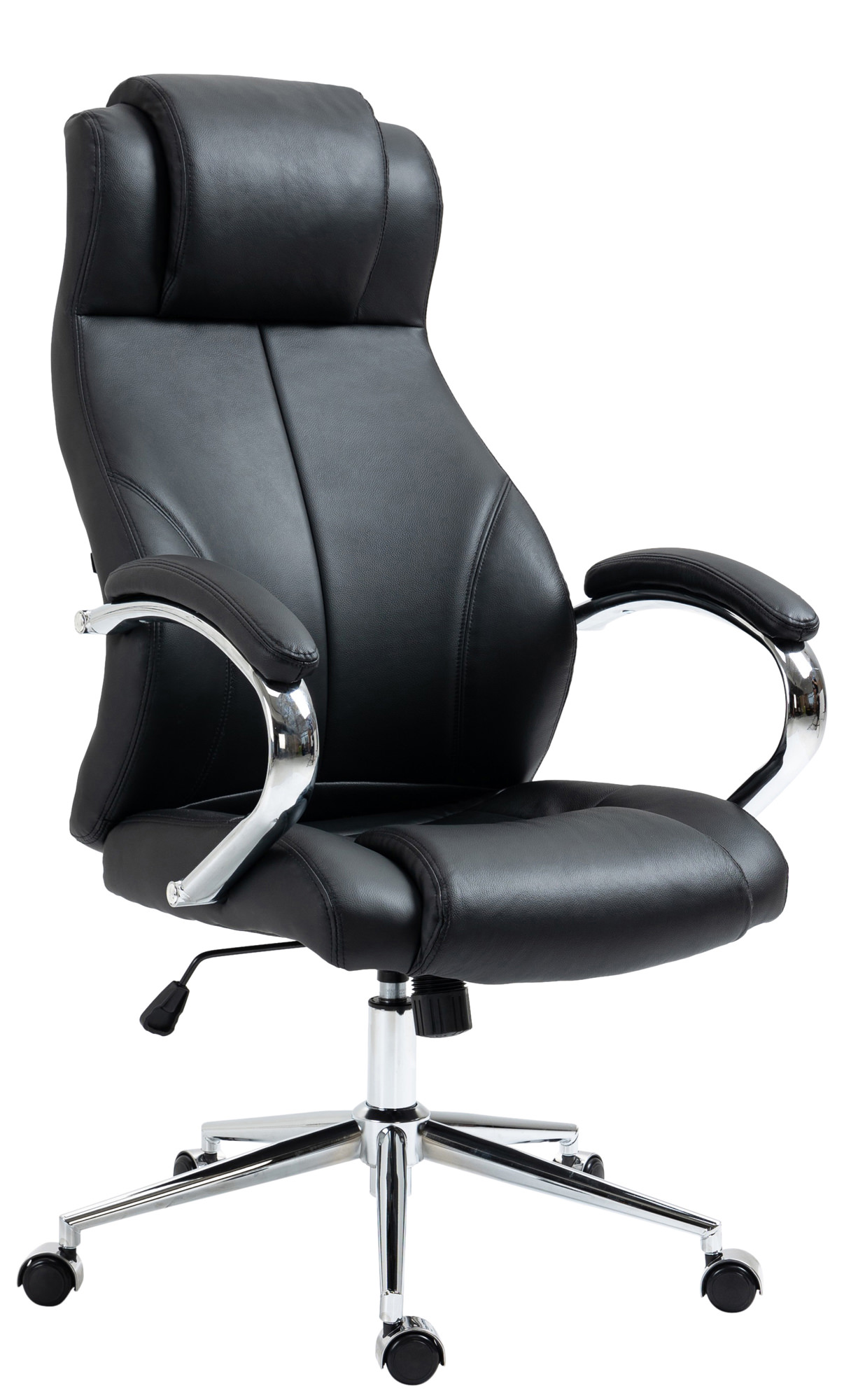 Chaise de bureau Salford cuir véritable