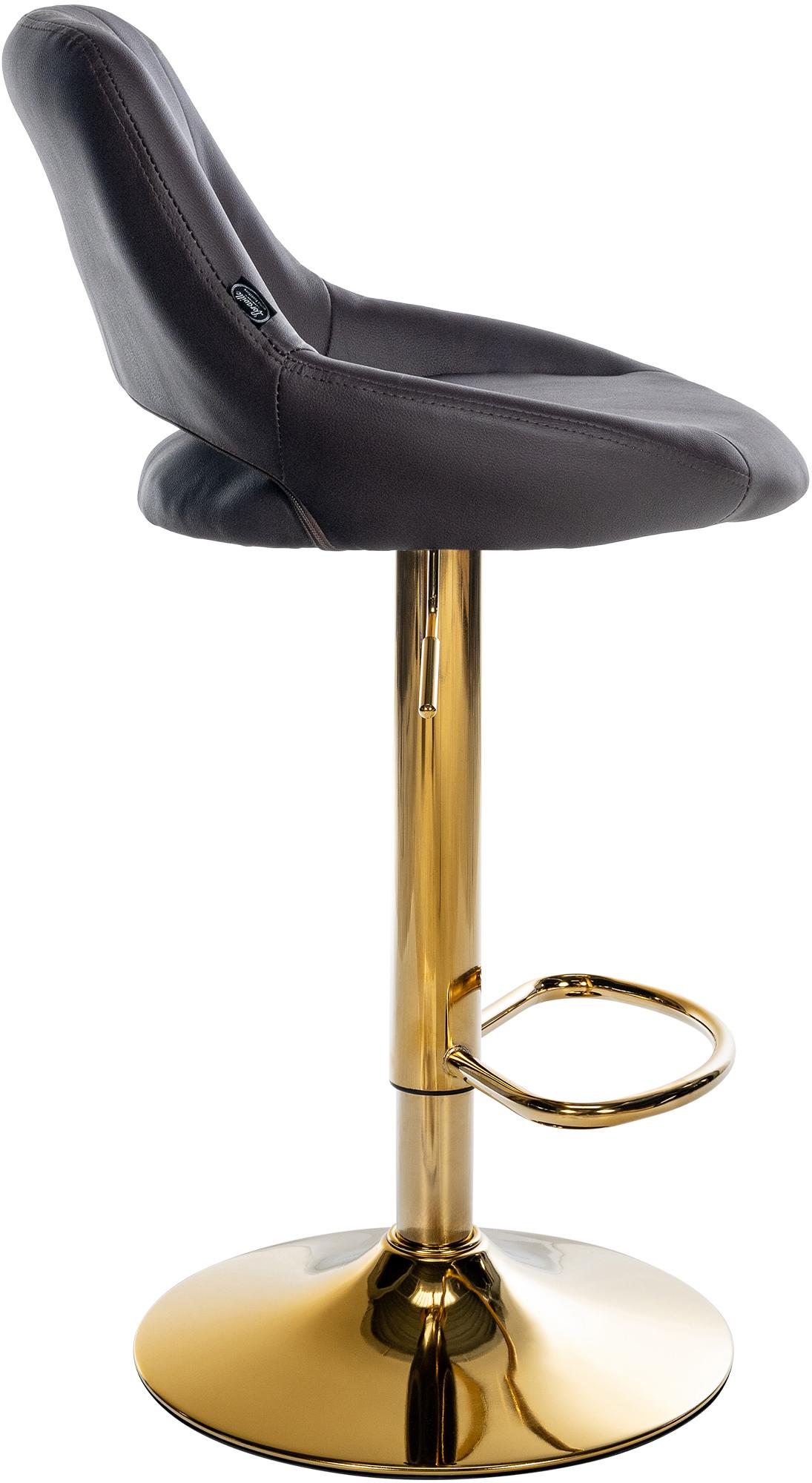 Tabouret de bar Milet en similicuir