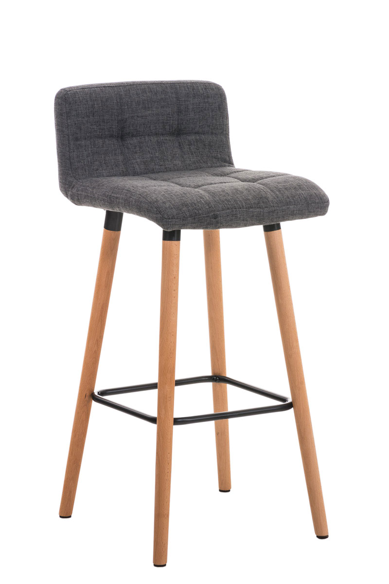 Lot de 2 Tabourets de Bar Lincoln V2 Tissu