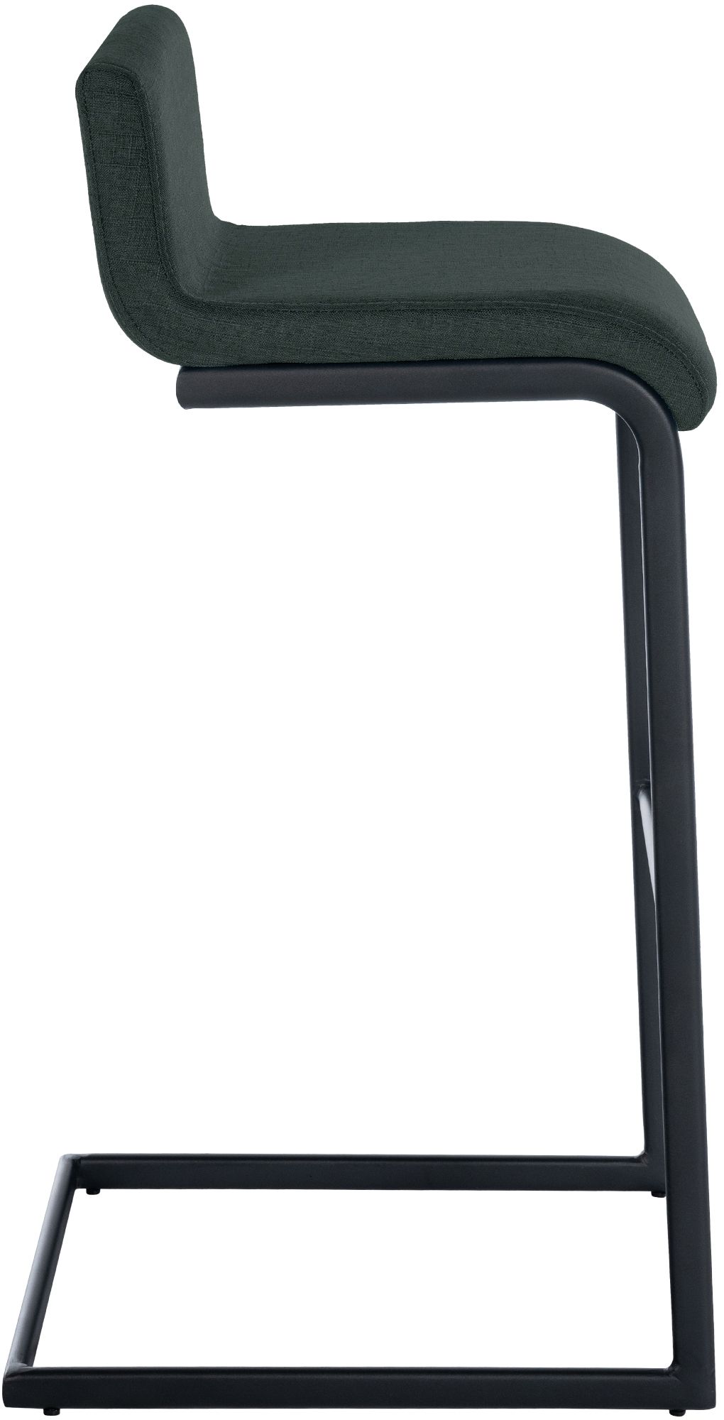 Lot de 2 Tabourets de Bar Newport, Piétement Métallique Noir