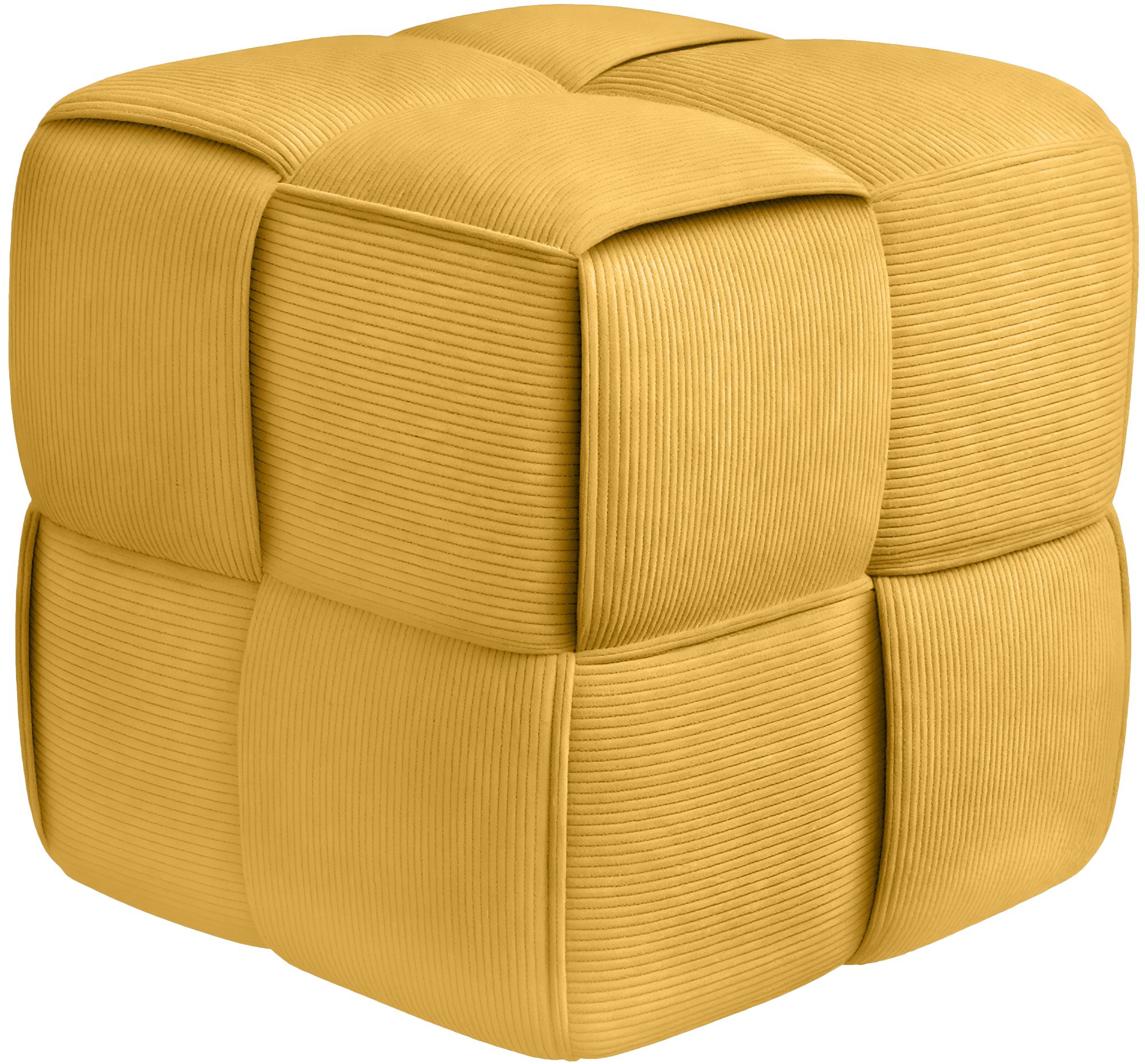 Tabouret en velours côtelé Forinta confortable et design