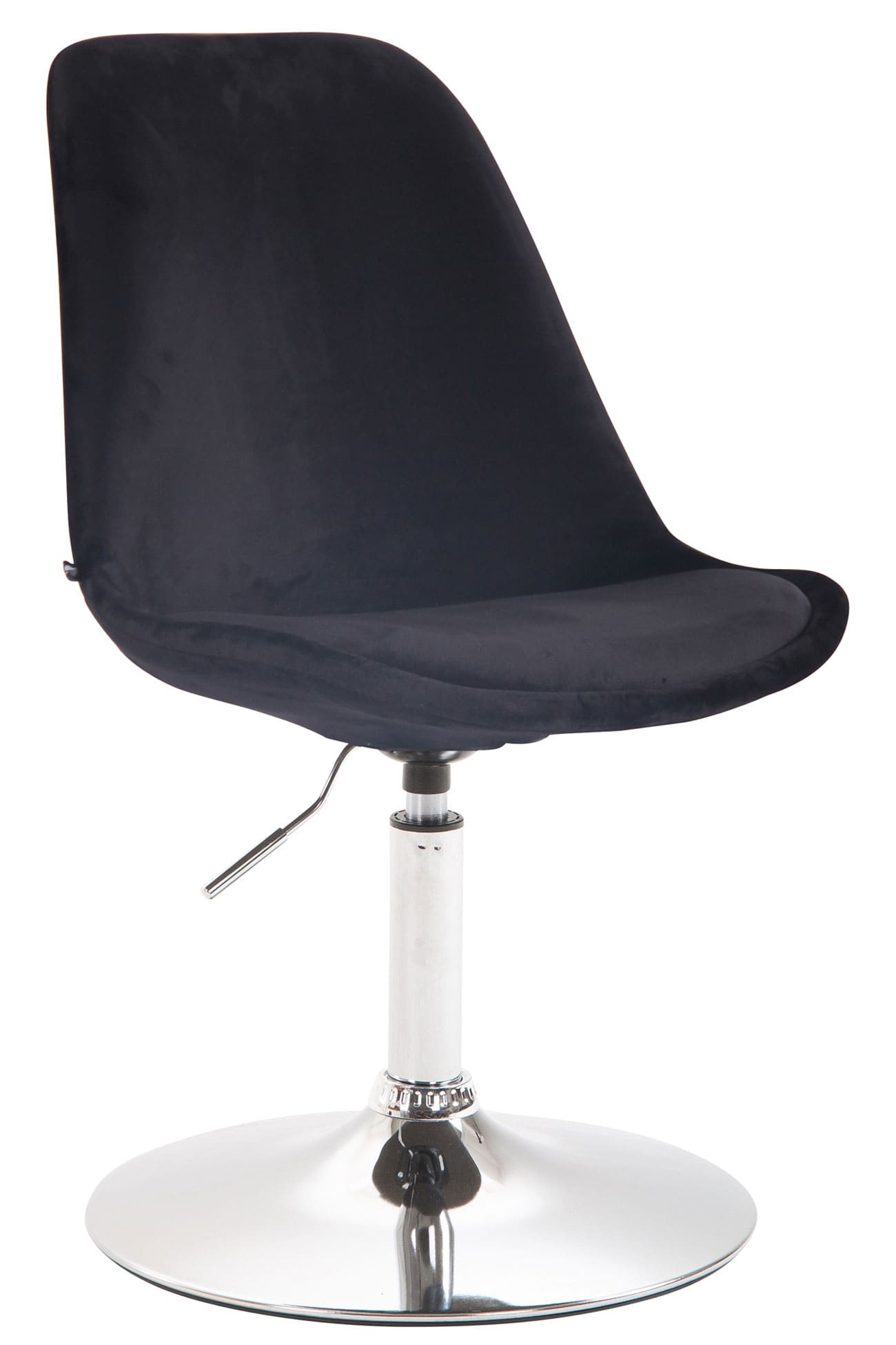 Lot de 4 Chaises de salle à manger Maverick en velours avec pied métal