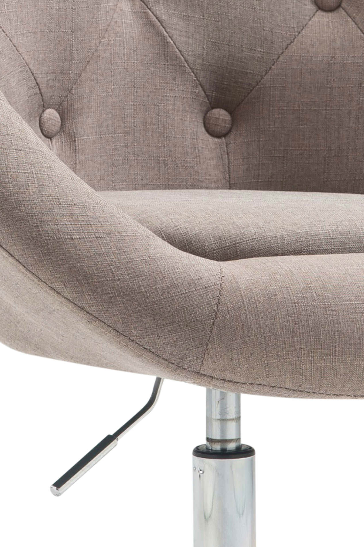CLP Chaise de Bureau London V2 en Tissu avec Hauteur ajustable et Siège pivotant
