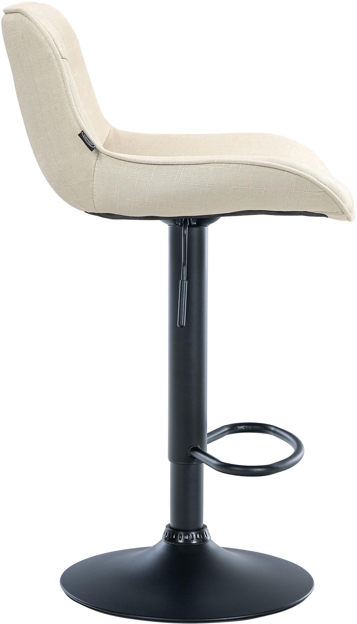 Lot de 2 tabourets de bar Vonore tissu